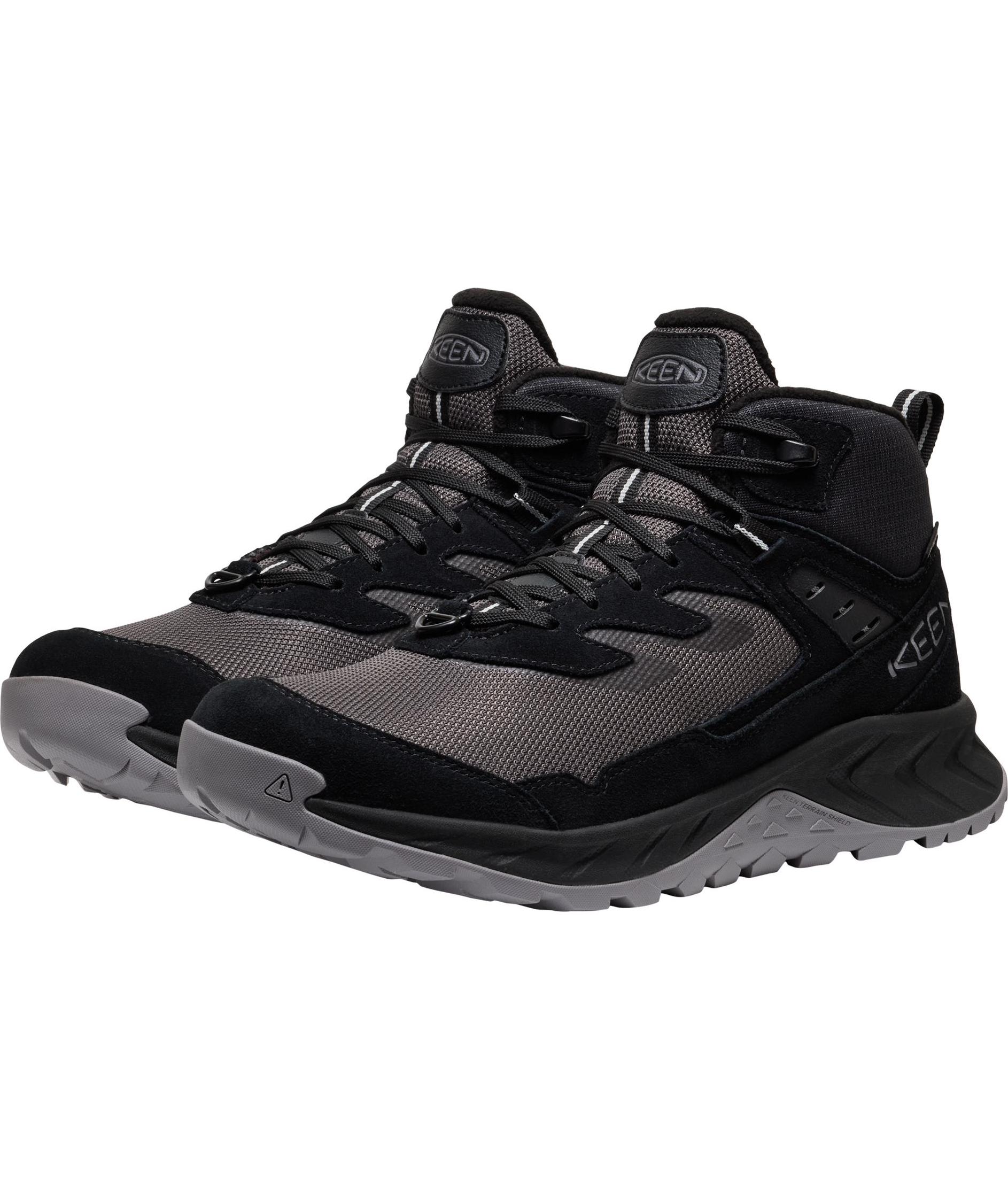 Keen Hightrail Mid Polar vandrest&oslash;vlette, Black/Steel Grey, large image number 5