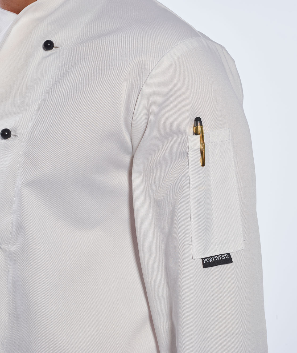 Portwest C834 kockjacka, Vit, large image number 4