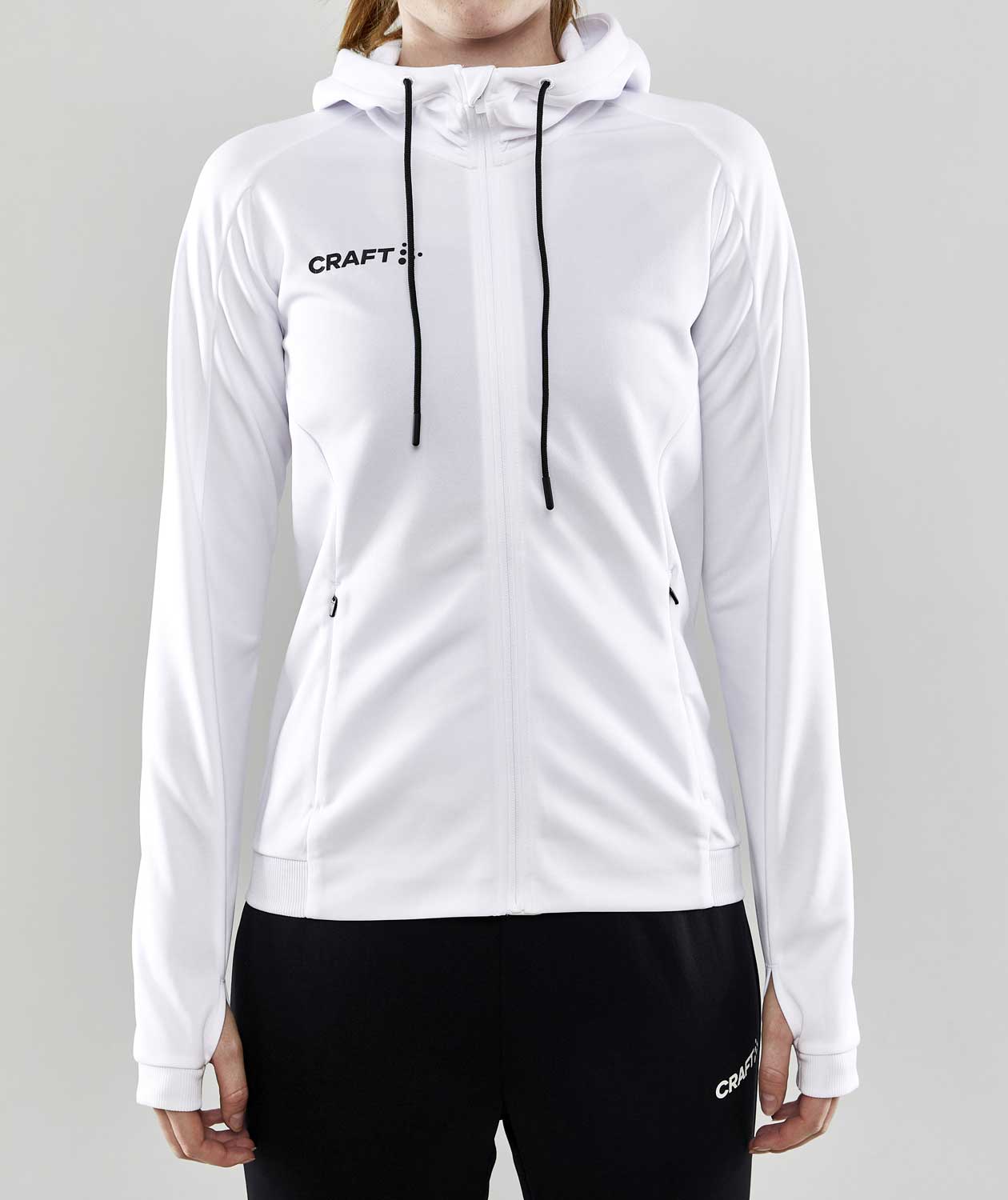 Craft Evolve hoodie dam, Vit