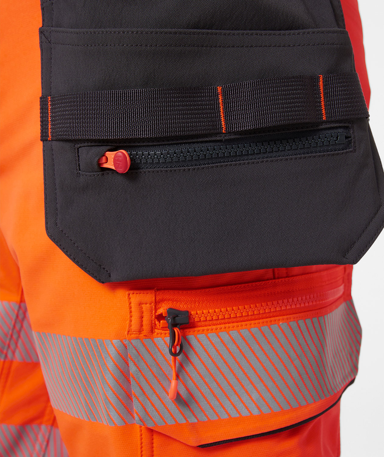 Helly Hansen ICU hantverksshorts full stretch, Varsel Orange/Ebony, large image number 5