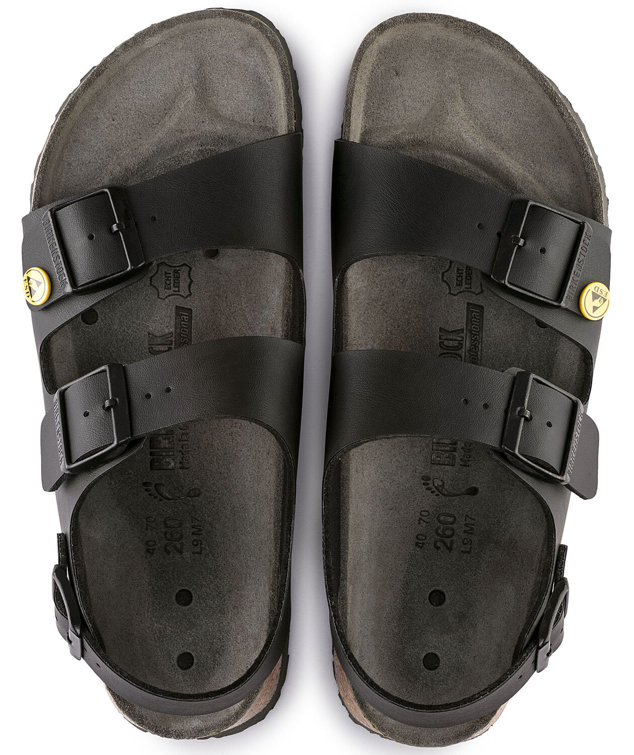 Birkenstock Milano ESD  Narrow Fit sandaler, Svart, large image number 3