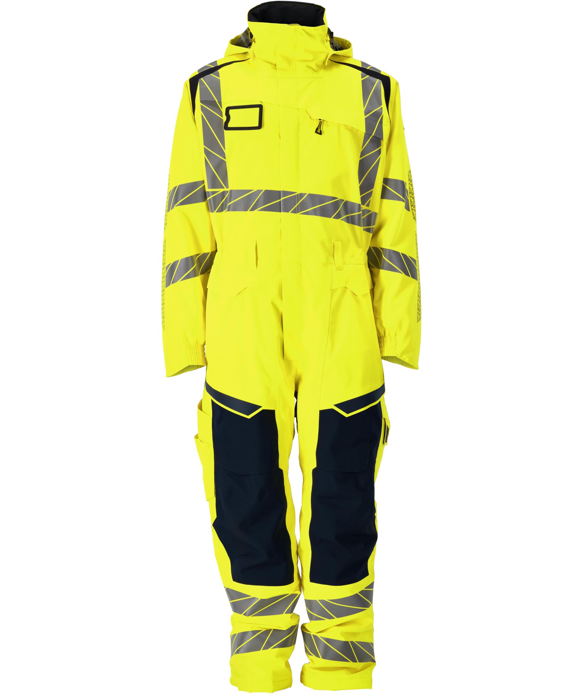 Mascot Accelerate Safe vinteroverall, Varsel Gul/M&ouml;rk Marinbl&aring;, Varsel Gul/M&ouml;rk Marinbl&aring;, swatch