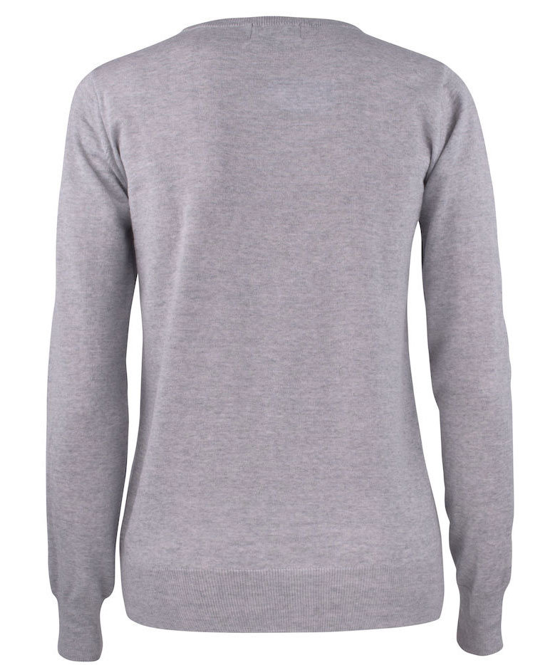 Cutter & Buck Kennewick dame crewneck med merinoull, Grey melange, large image number 1