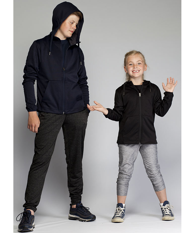 IK hoodie with zipper for kids, Navy, large image number 2