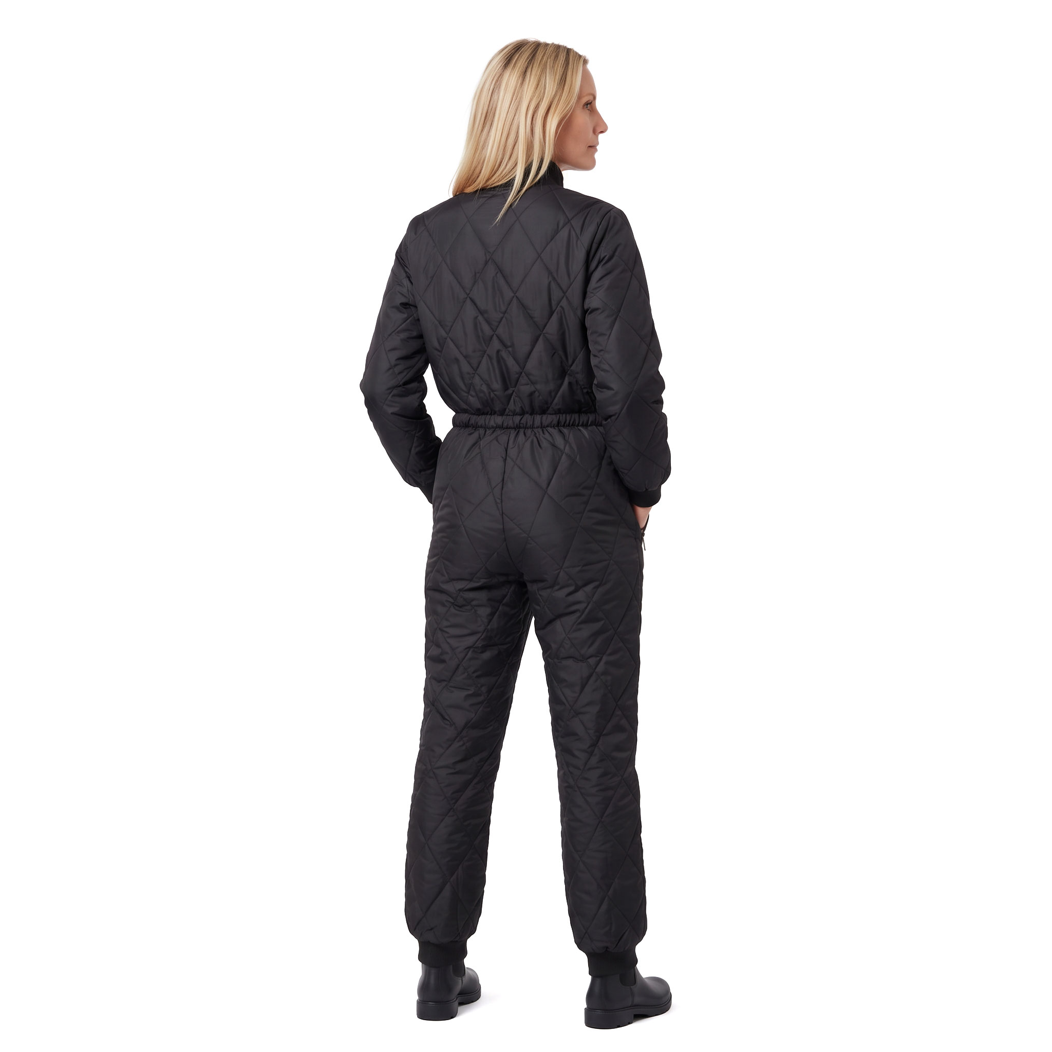 Westborn Basic women's coveralls, Black, large image number 3