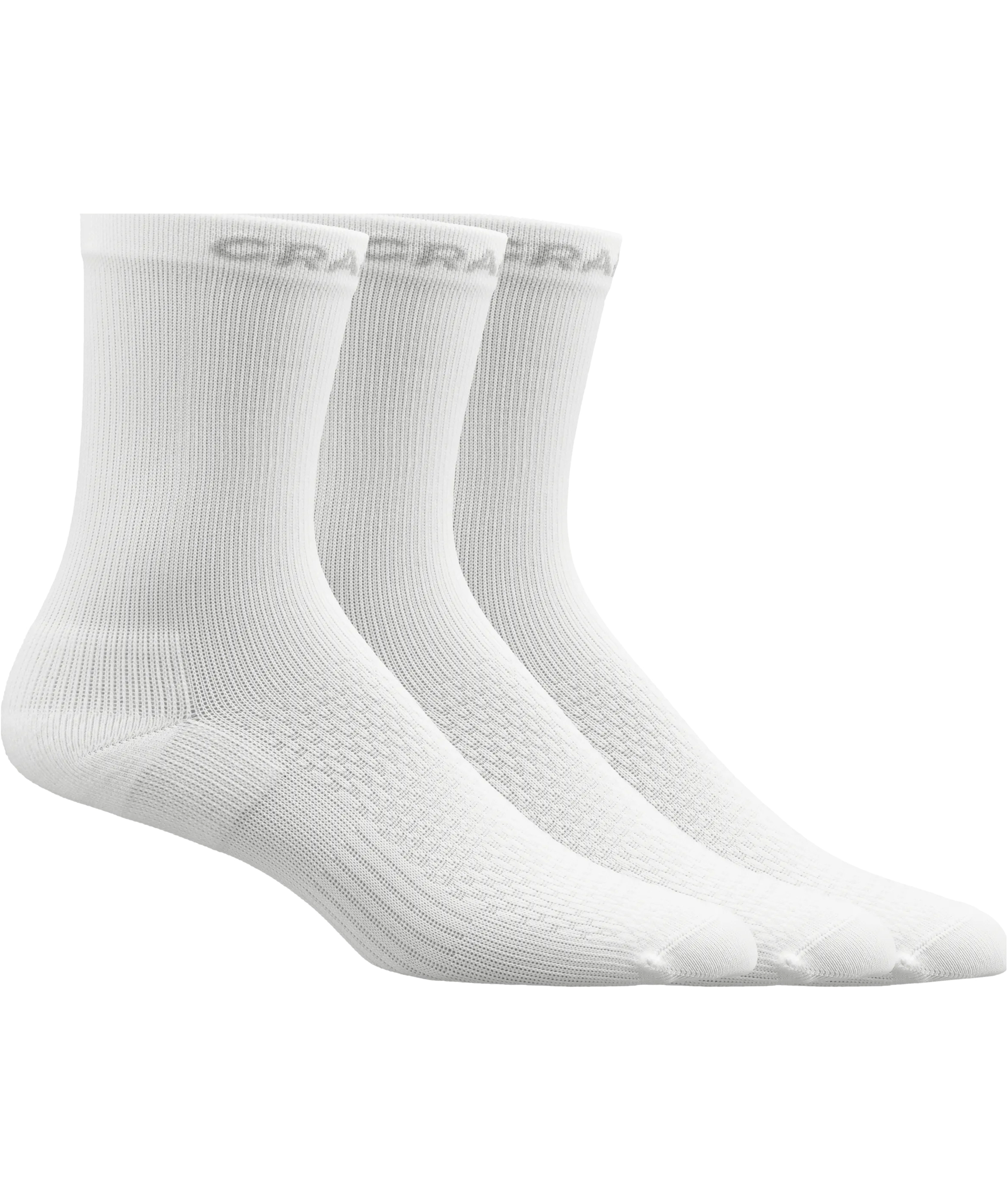 Craft Active 3-pack strumpor, White