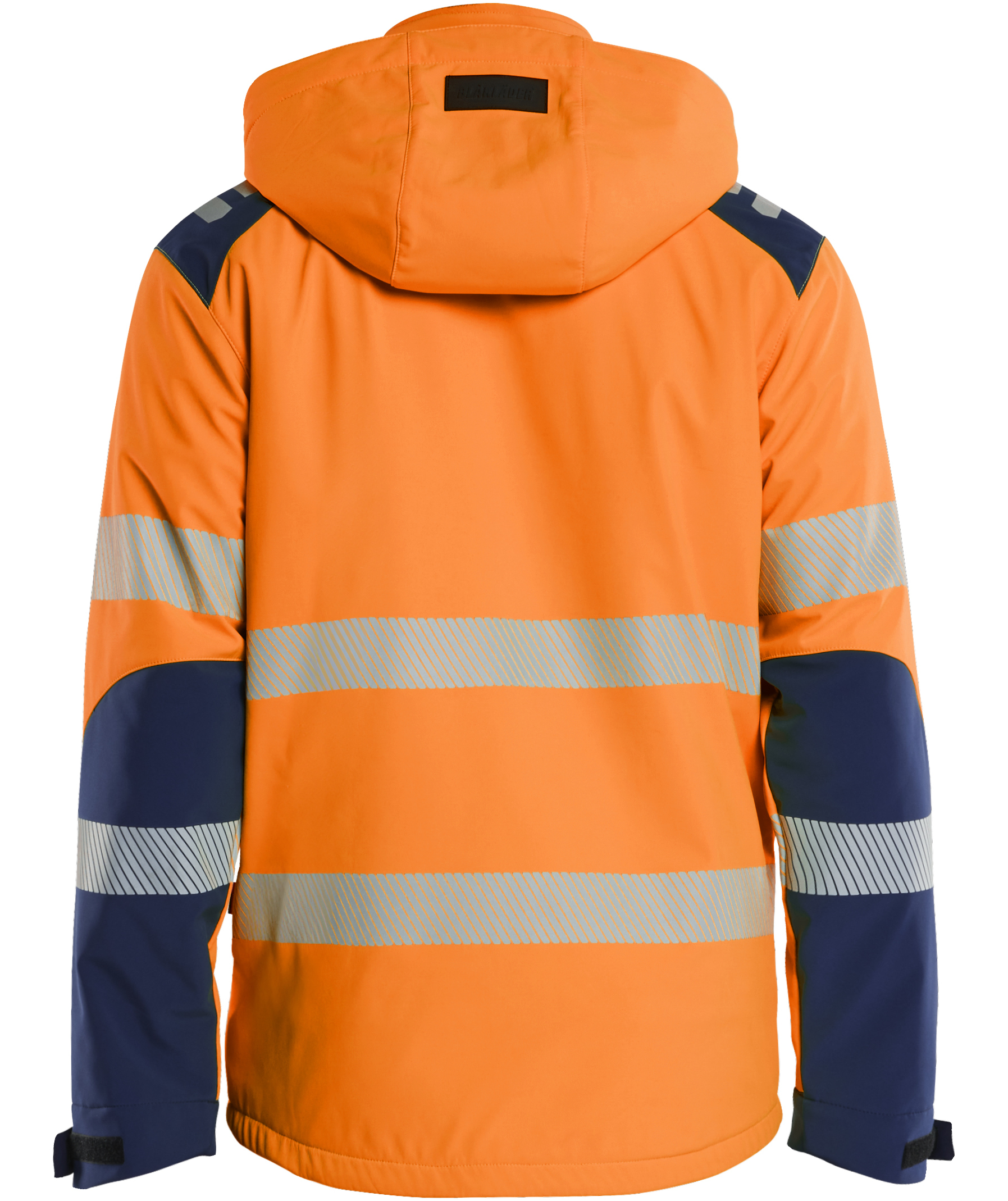 Bl&aring;kl&auml;der lightweight lined softshell jacket, Hi-Vis Orange/Navy