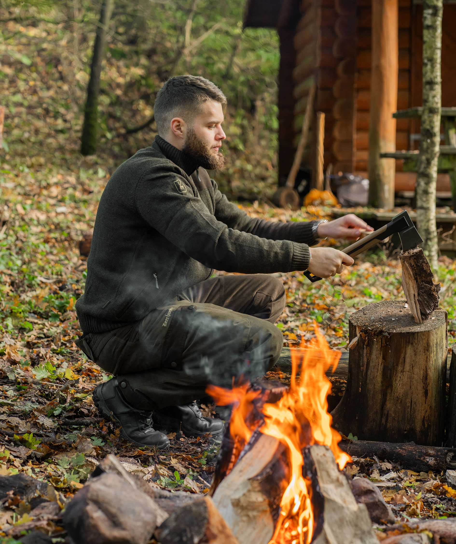 Deerhunter Eagle winter trousers, Tarmac green, large image number 6