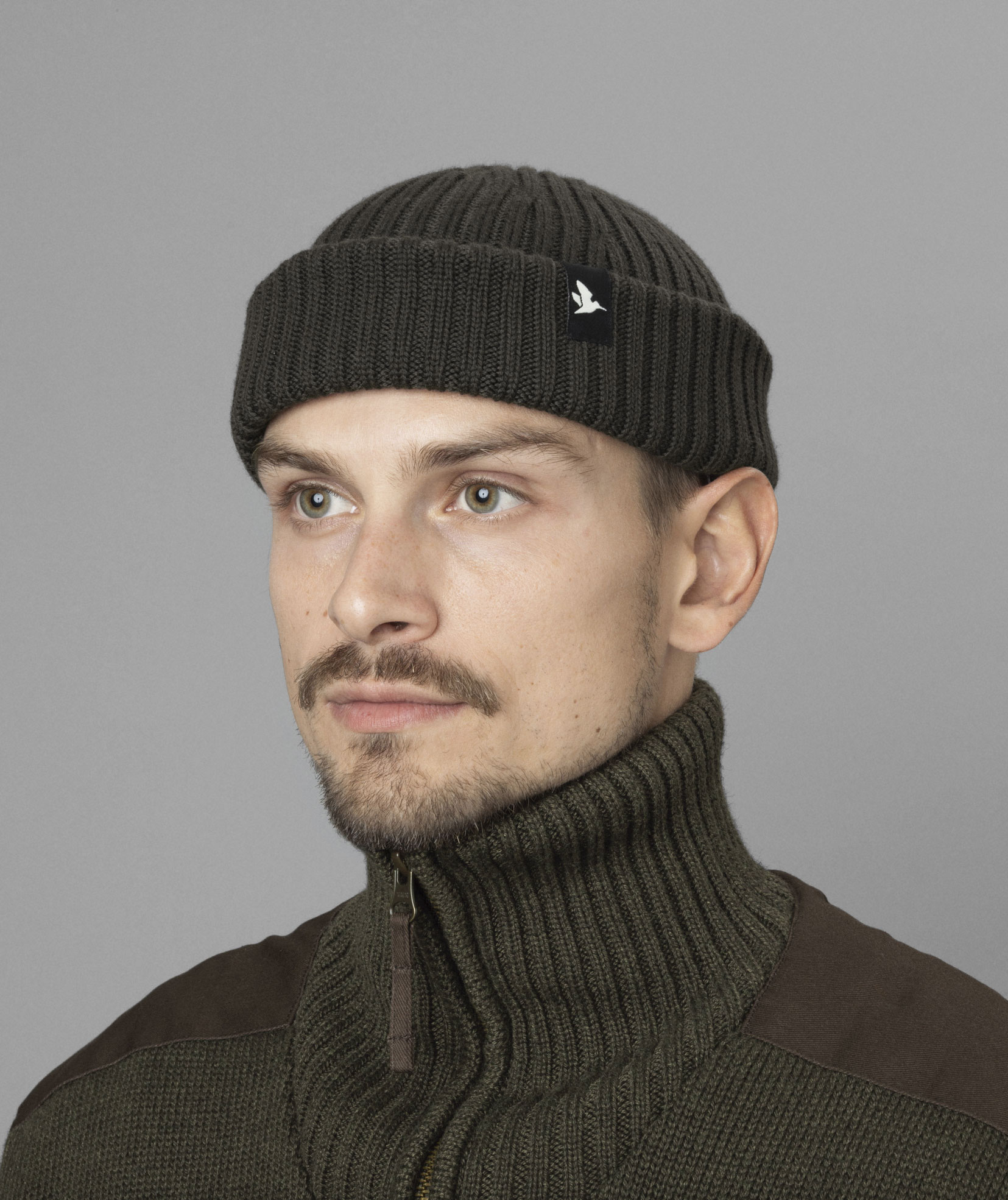 Seeland Norite beanie, Grey melange , Grey melange , large image number 2