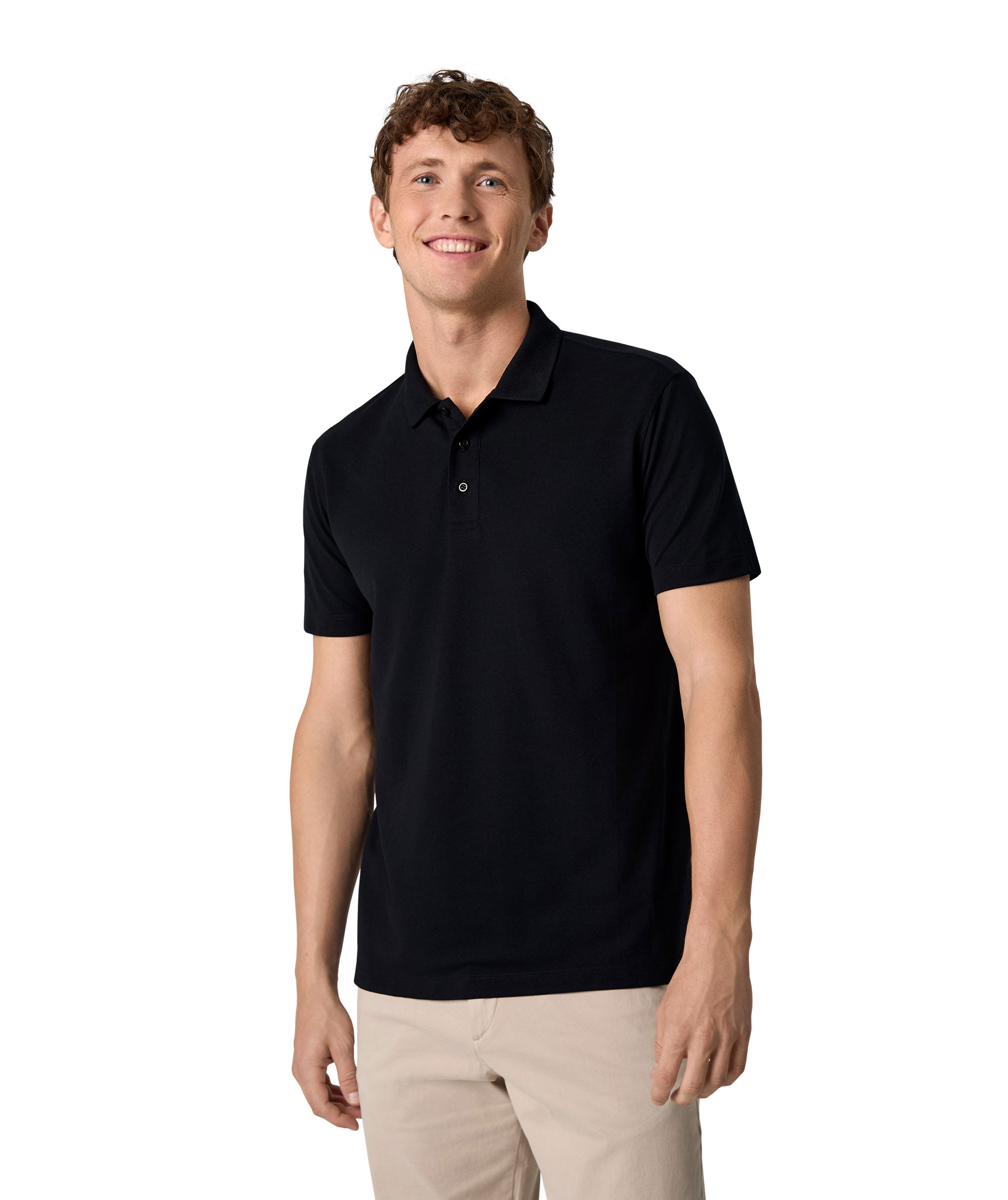 ID Ease polo T-shirt, Sort, large image number 4