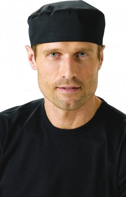 Kentaur Kalot mit Klettverschluss und Netz, Schwarz