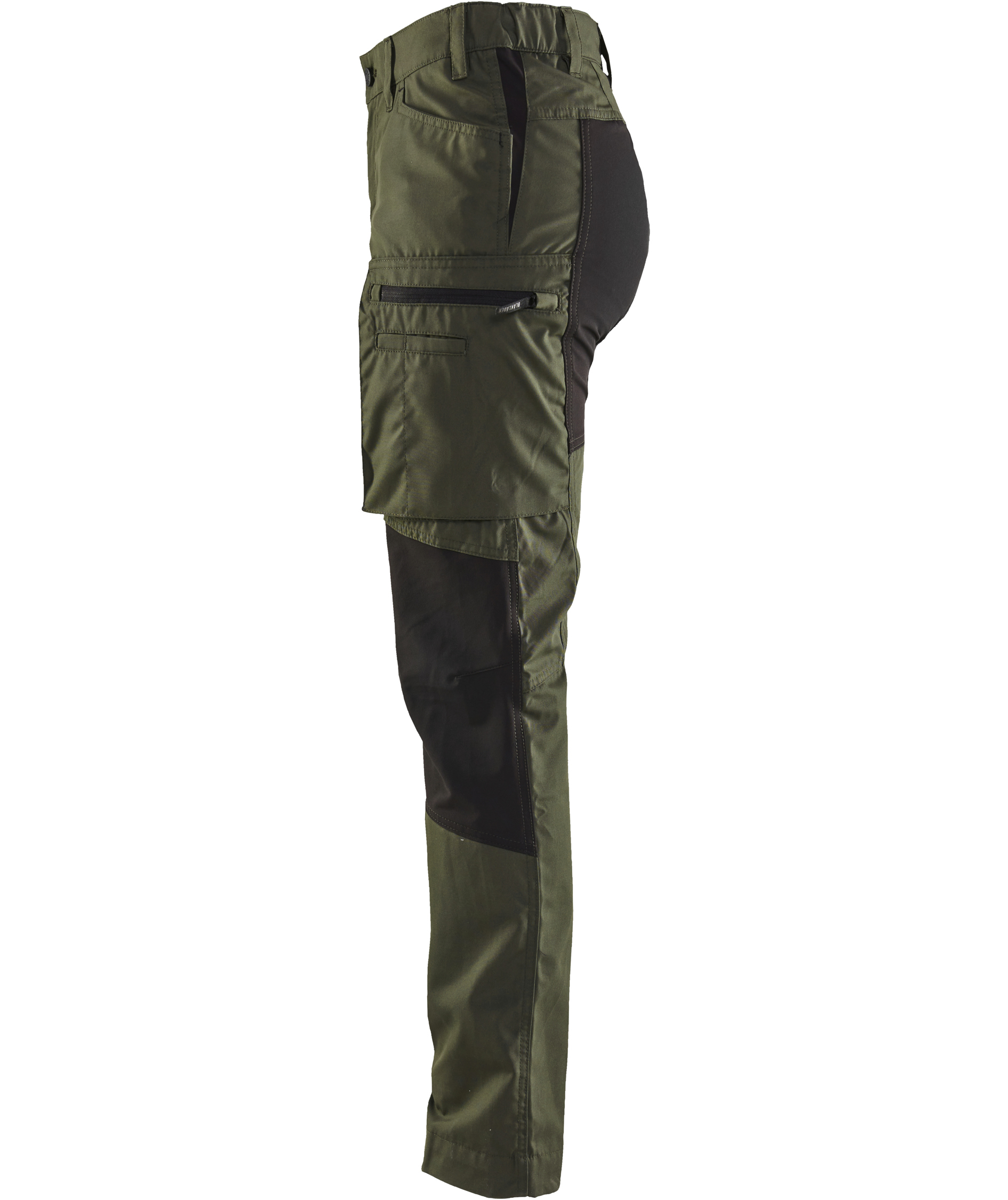 Bl&aring;kl&auml;der Unite women's service trousers, Forest green/black, large image number 5