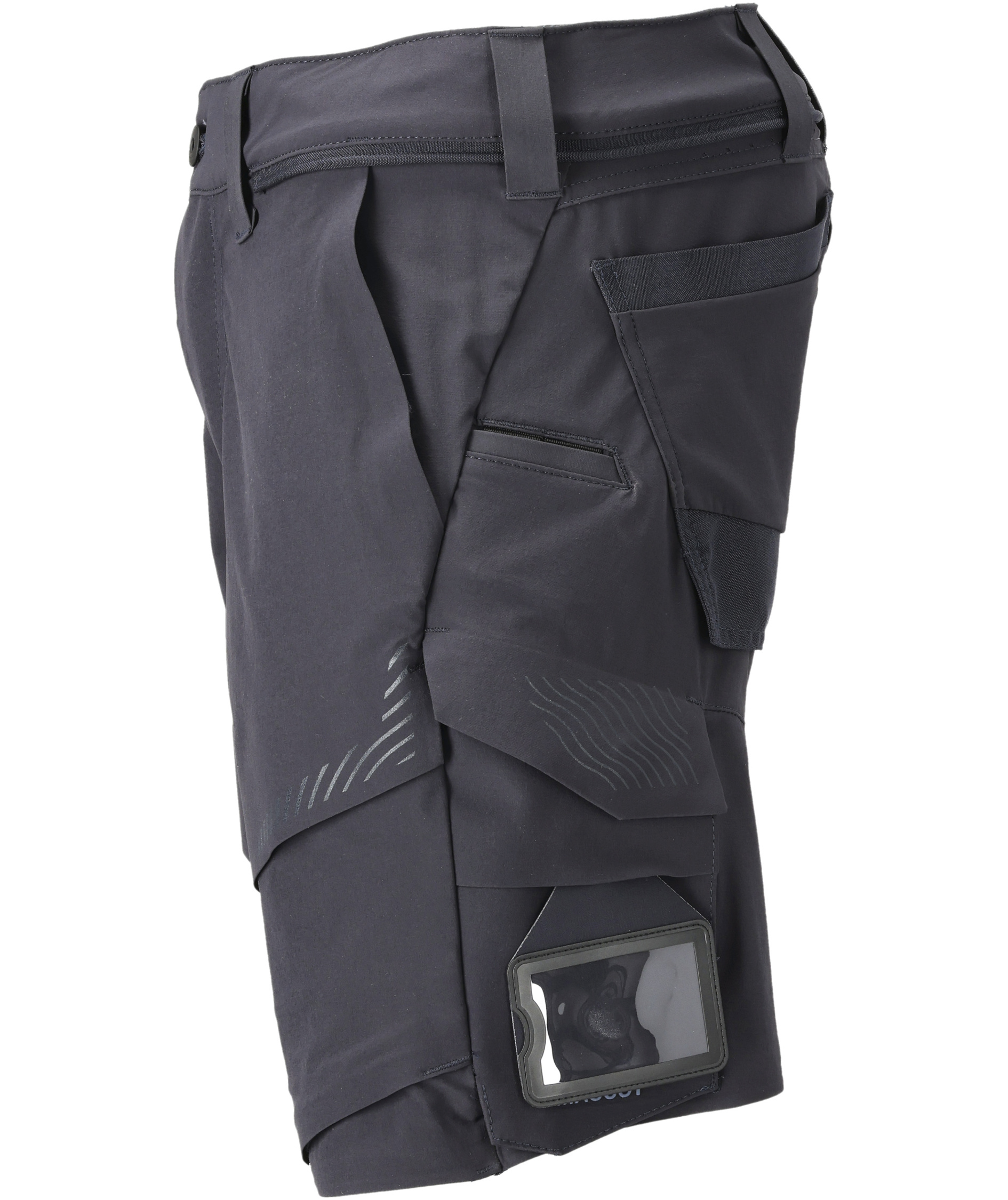 Mascot Customized arbetsshorts full stretch, M&ouml;rk Marinbl&aring;, large image number 3