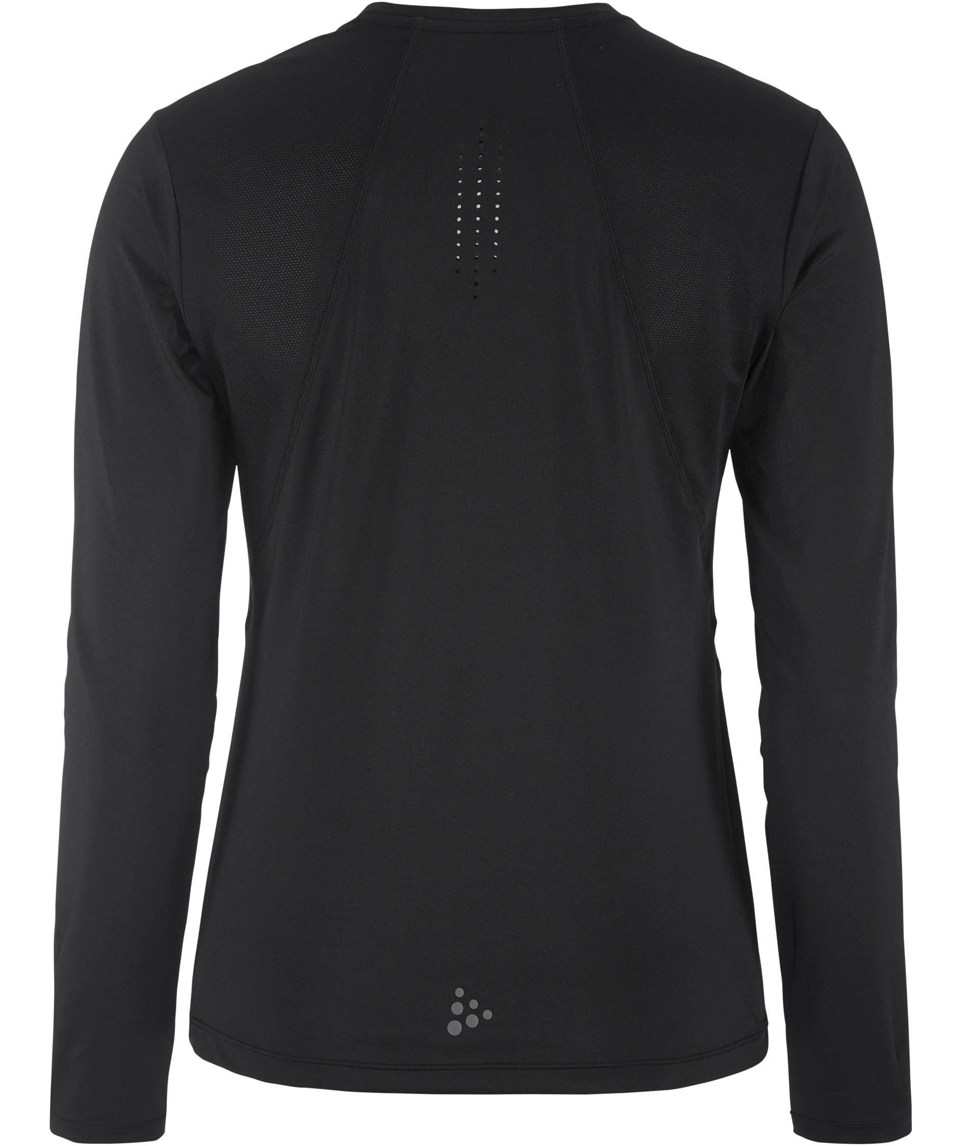 Craft ADV Essence lang&aelig;rmet dame T-shirt, Black, large image number 2