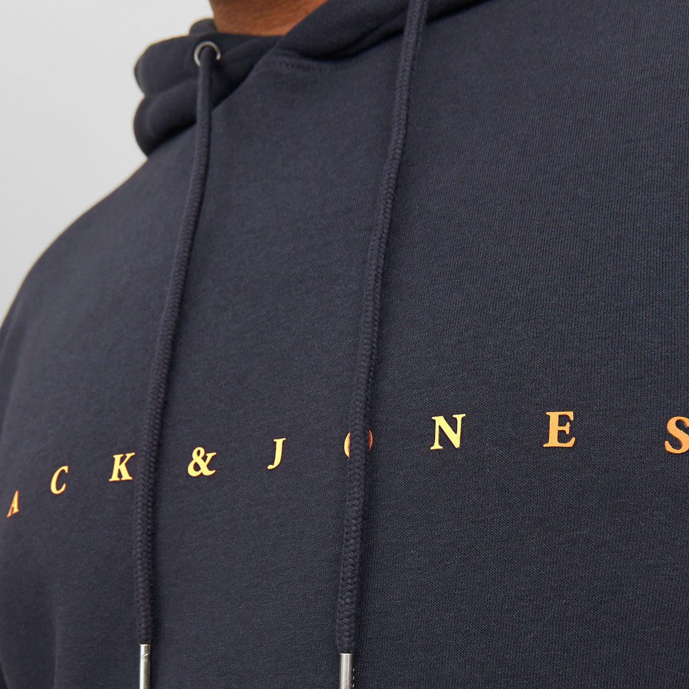 Jack & Jones Plus JJESTAR hoodie, Dark navy, large image number 5