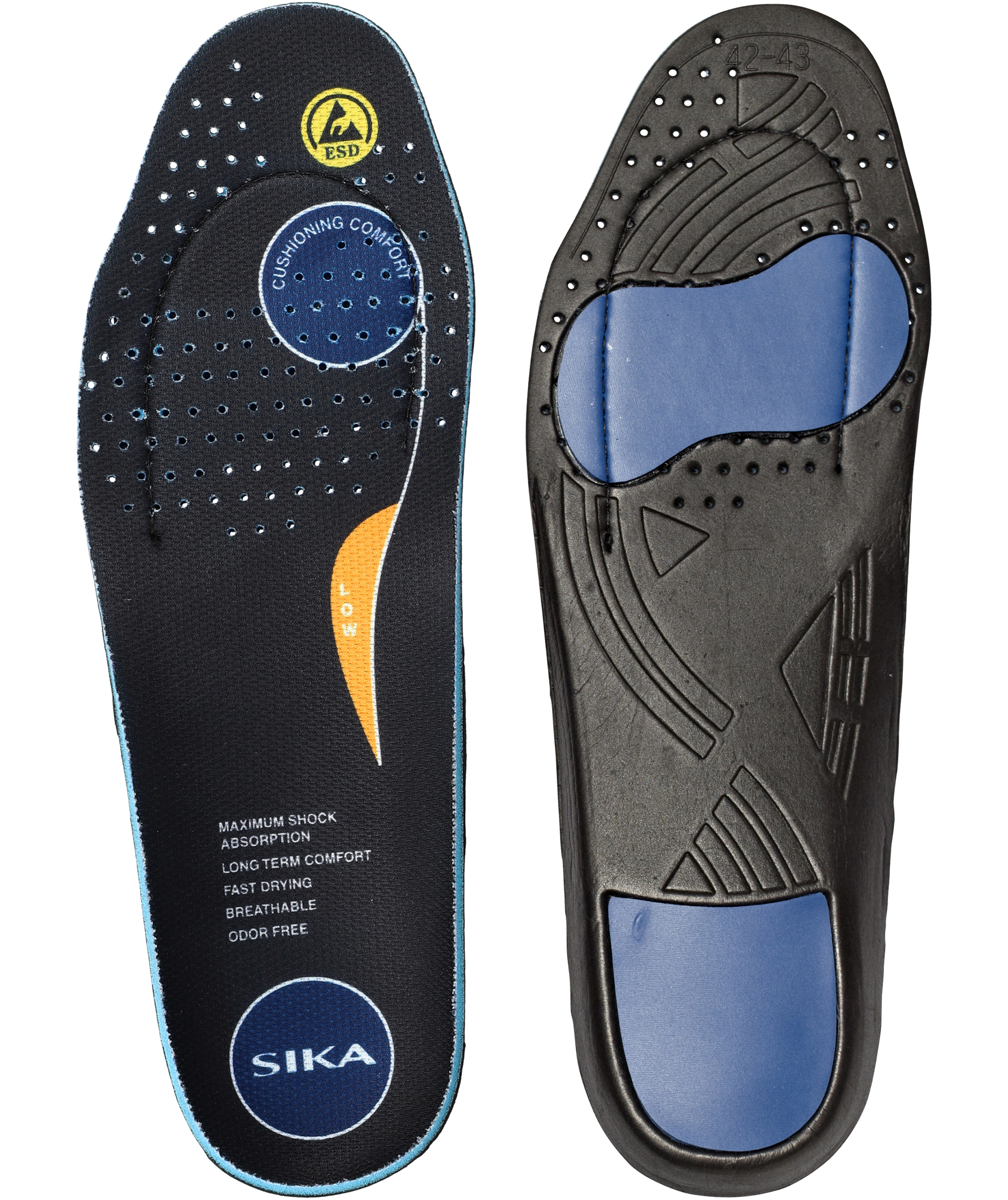 Sika inl&auml;ggssulor Ultimate footfit, low, Svart
