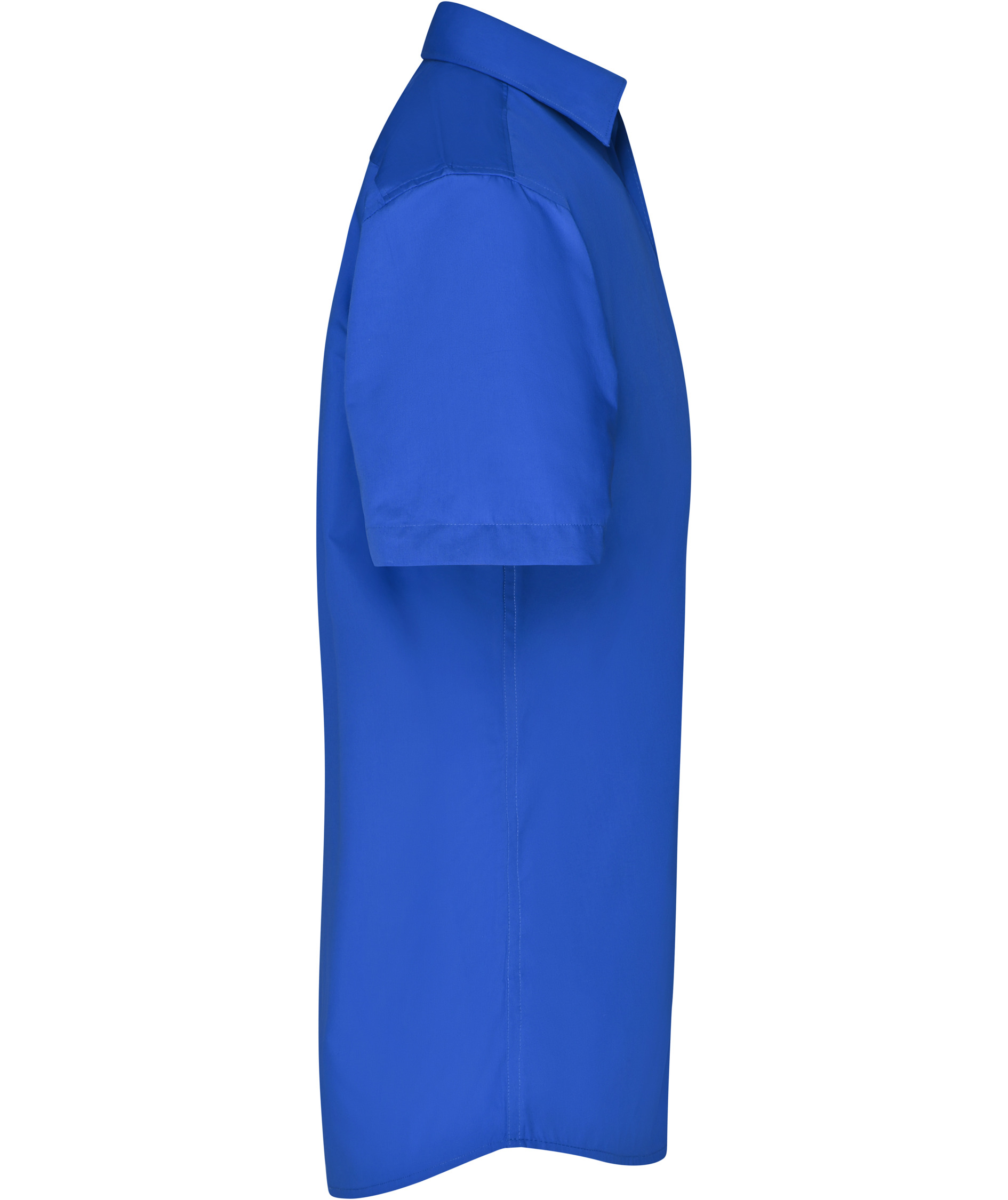 James & Nicholson classic fit kort&auml;rmad skjorta, Kungsbl&aring;, large image number 2