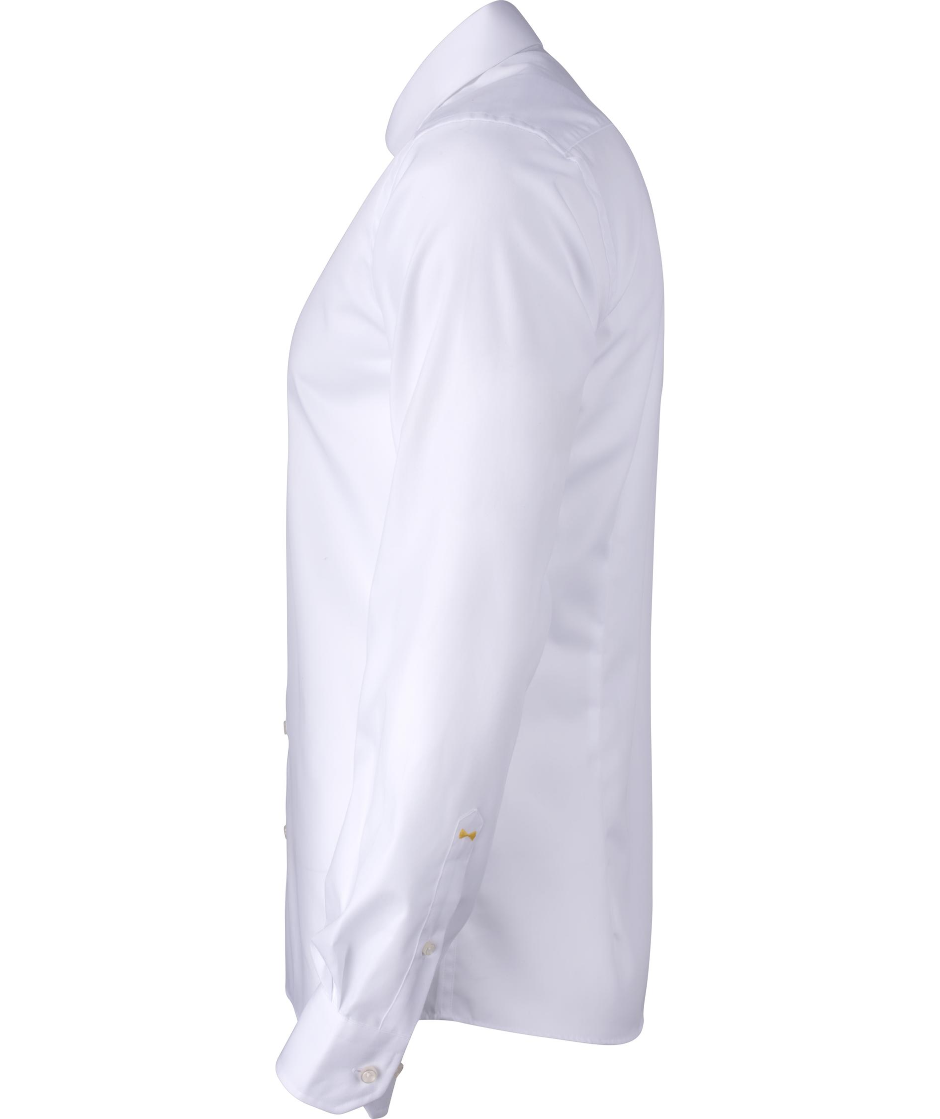 J. Harvest & Frost Twill Yellow Bow 50 slim fit shirt, White, large image number 2