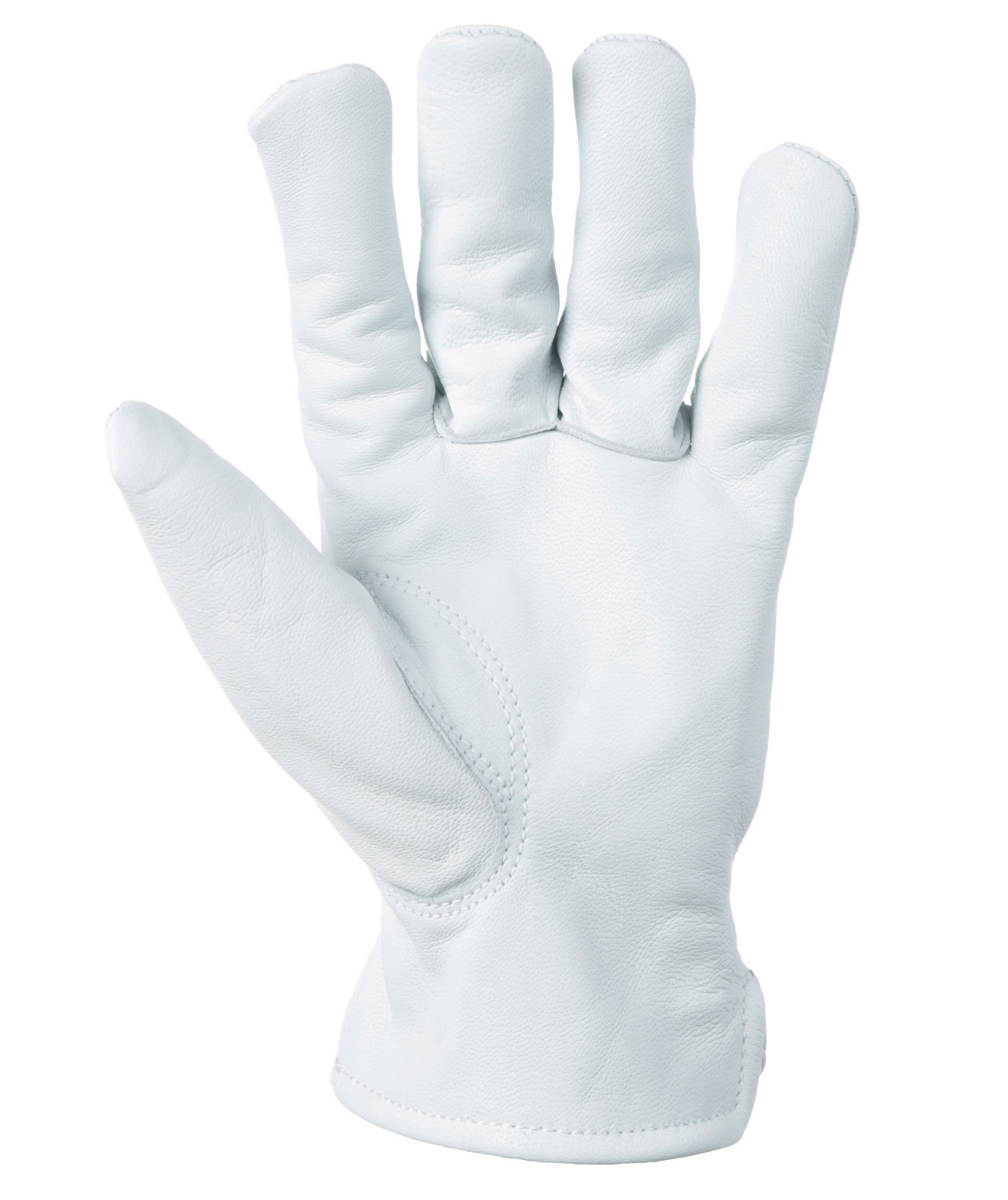 Kramp 3.007 arbejdshandsker i gedeskind, Hvid
