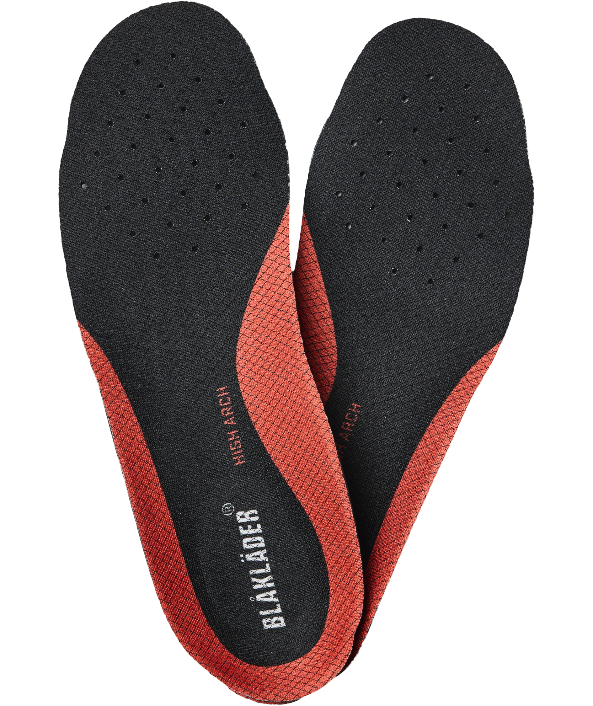 Bl&aring;kl&auml;der insoles with high arch support, Black