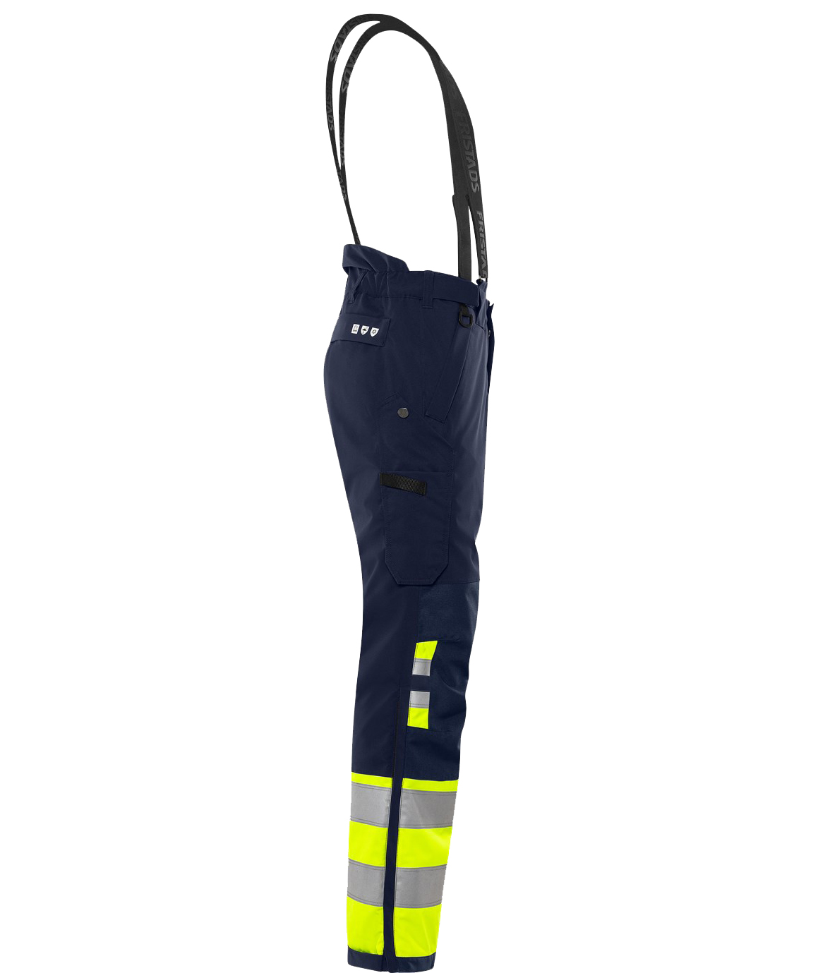 Fristads winter trousers 2681 GLPS, Hi-Vis yellow/marine, large image number 3