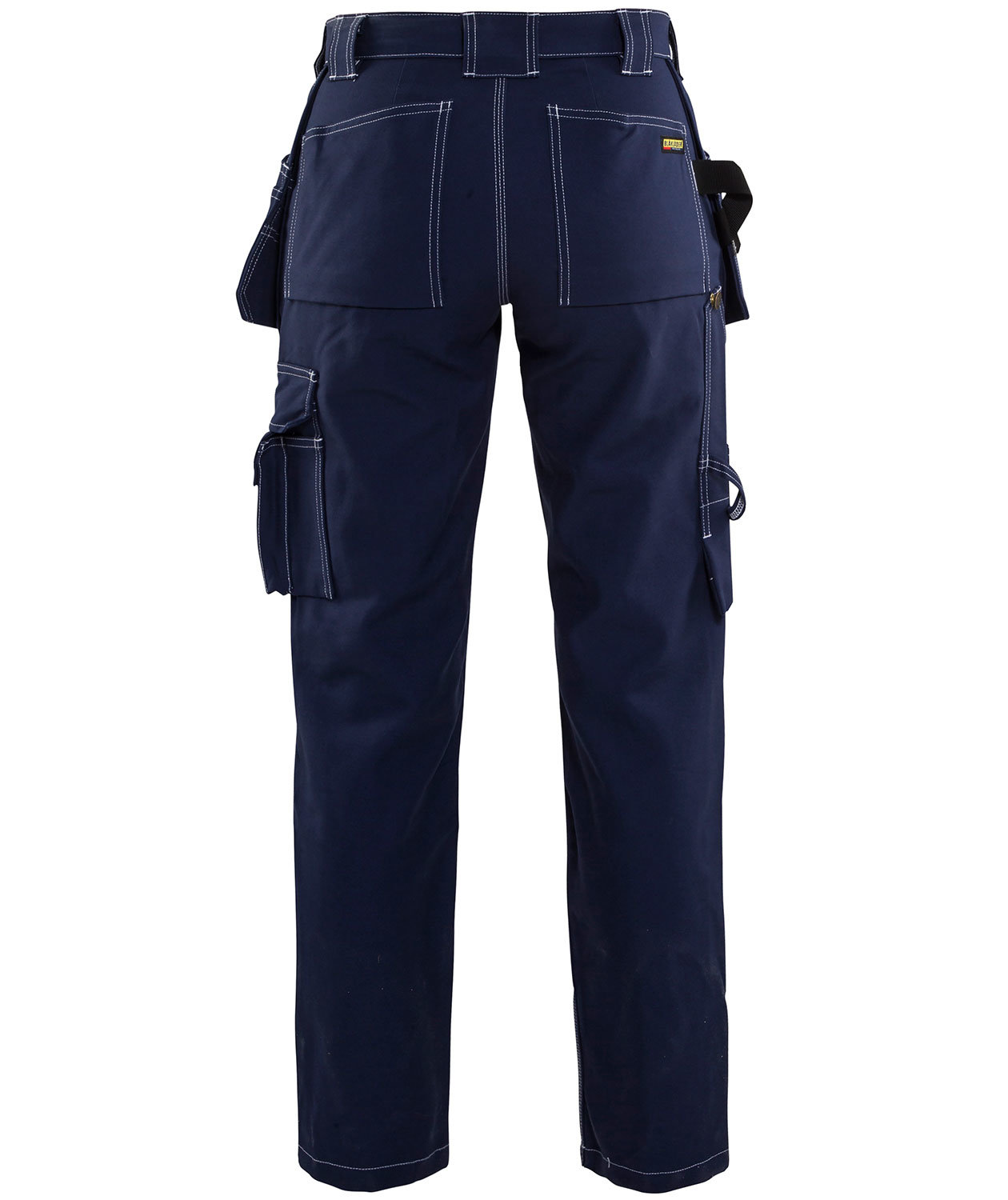 Bl&aring;kl&auml;der hantverksbyxa dam, Marinbl&aring;, large image number 2