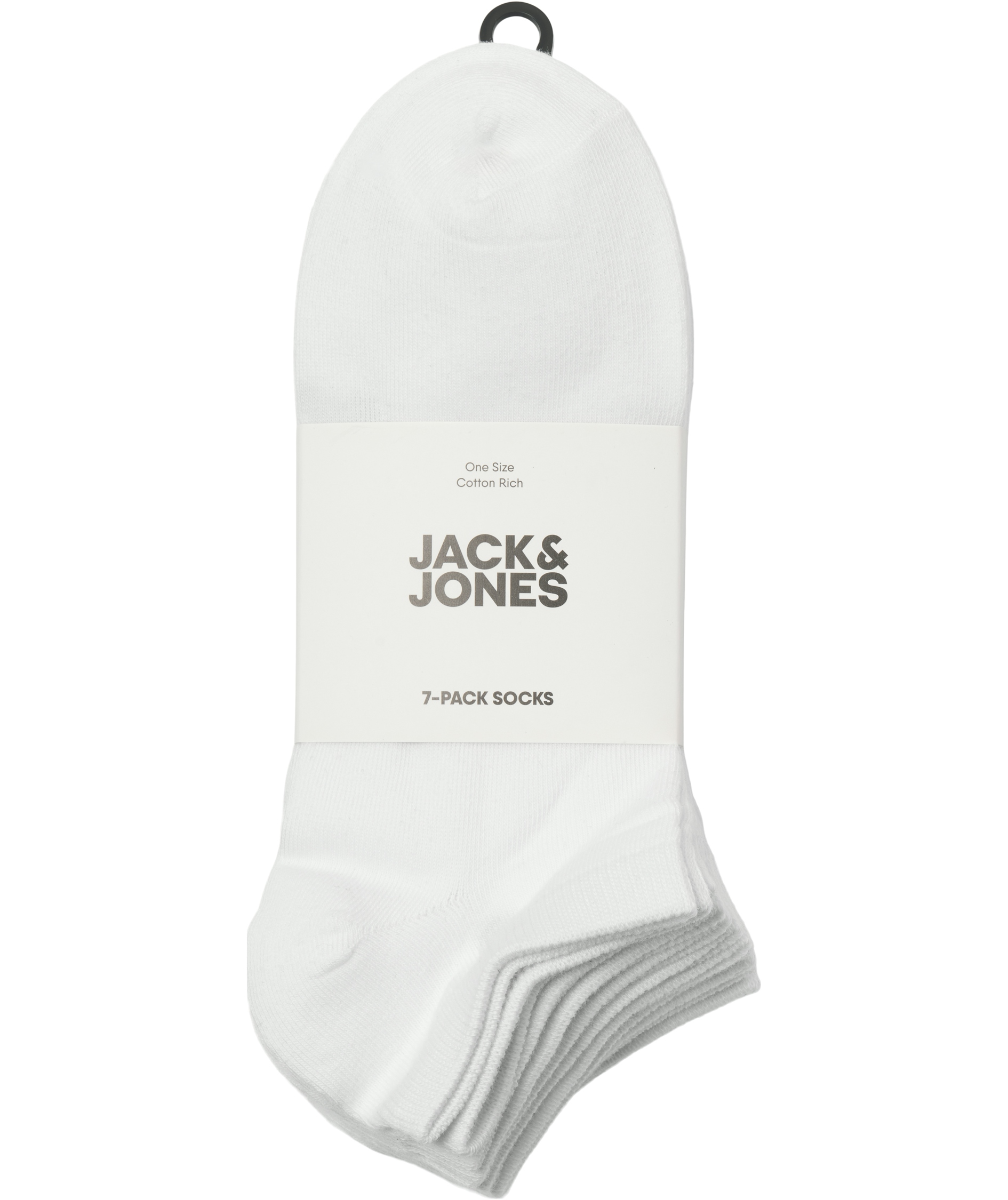 Jack & Jones JACDELAN 7-pack ankelstrumpor, White, White, large image number 2