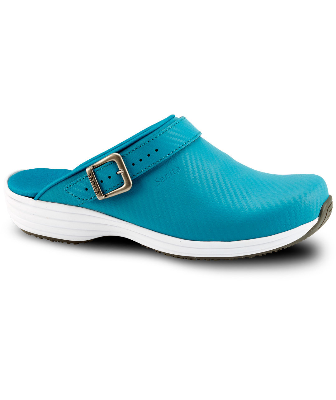 Sanita Wave Carbon women's clogs, Aqua
