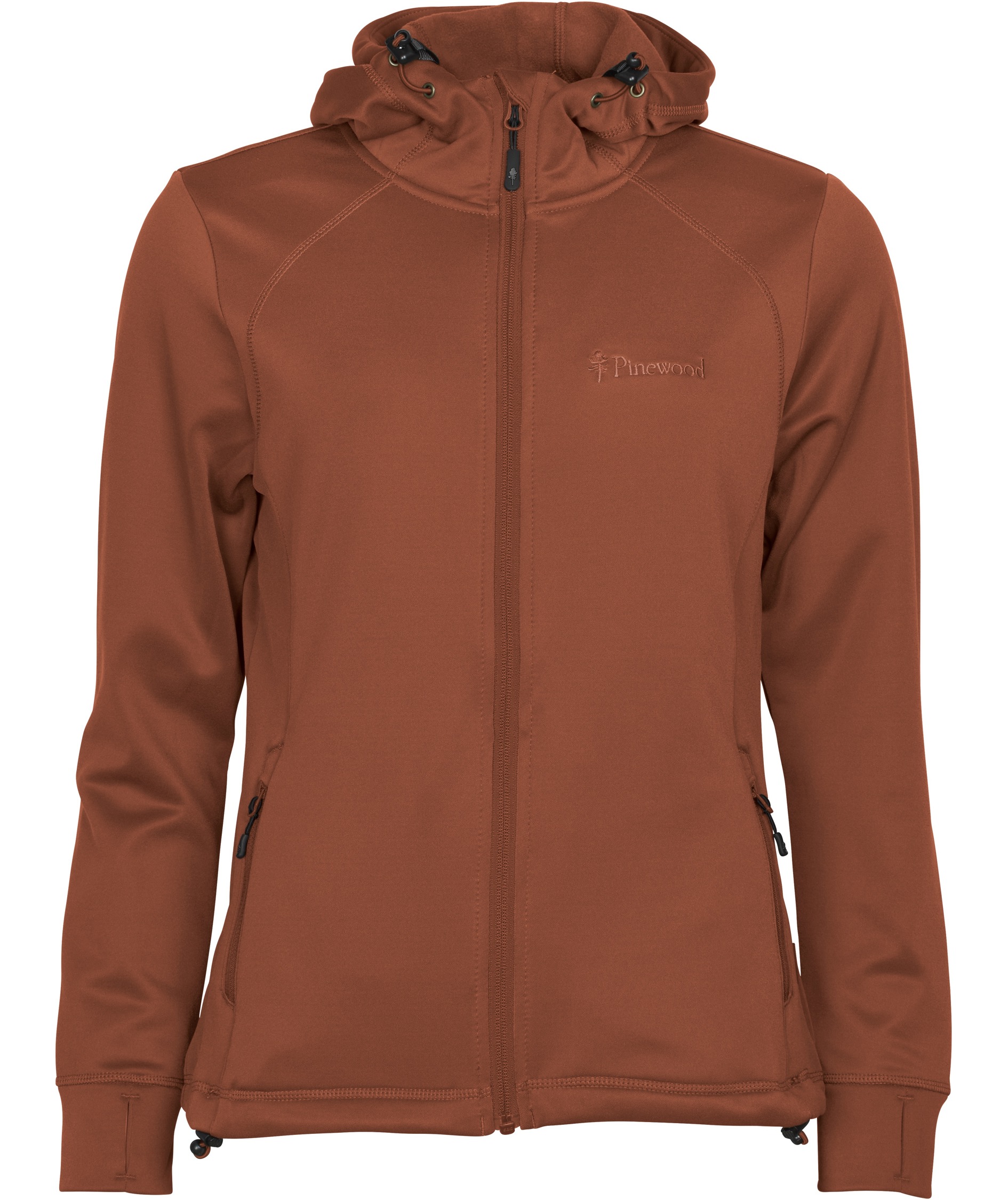 Pinewood Finnveden dame fleecejakke, Terracotta