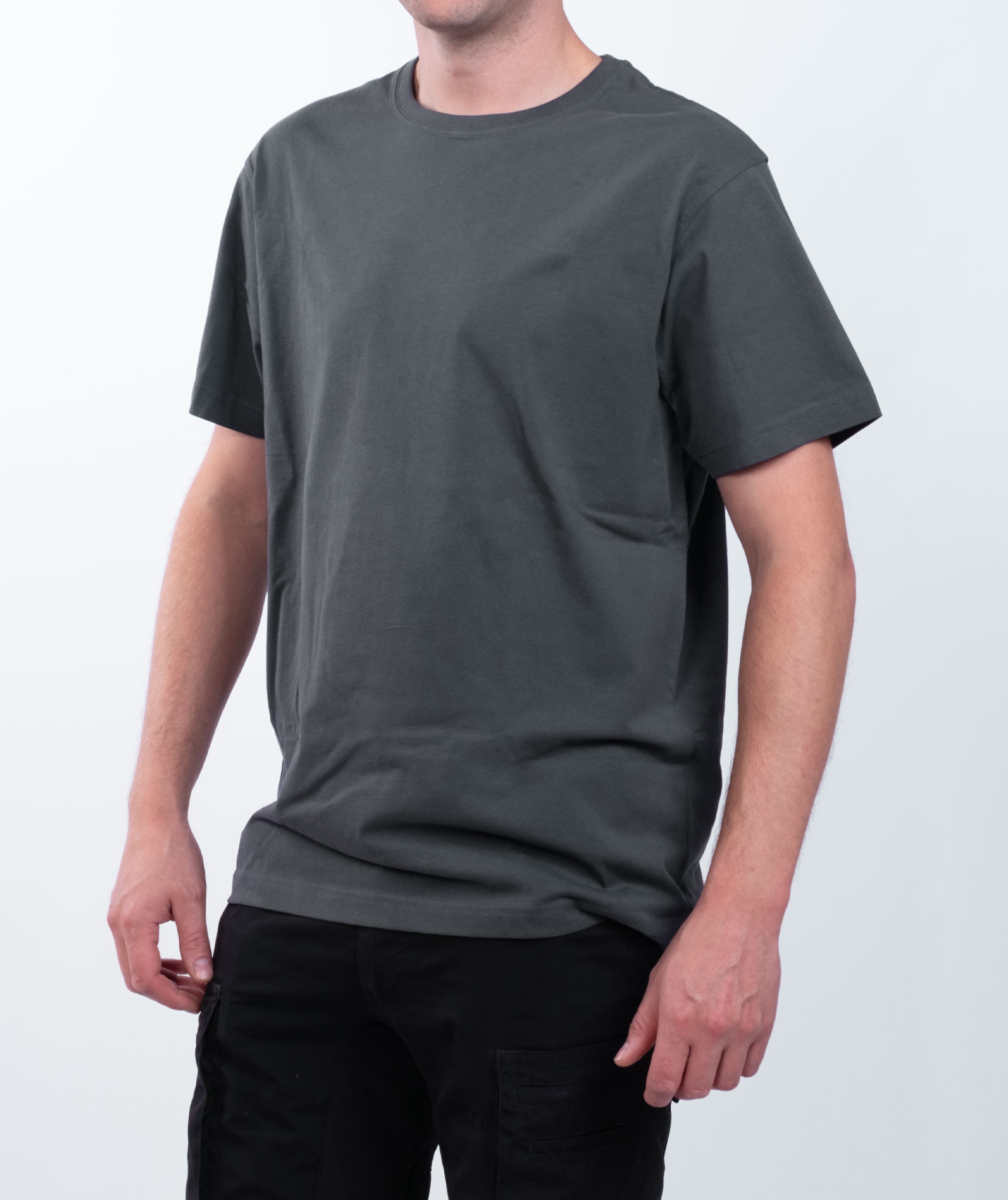 Westborn Basic T-shirt, Steel Grey, large image number 1