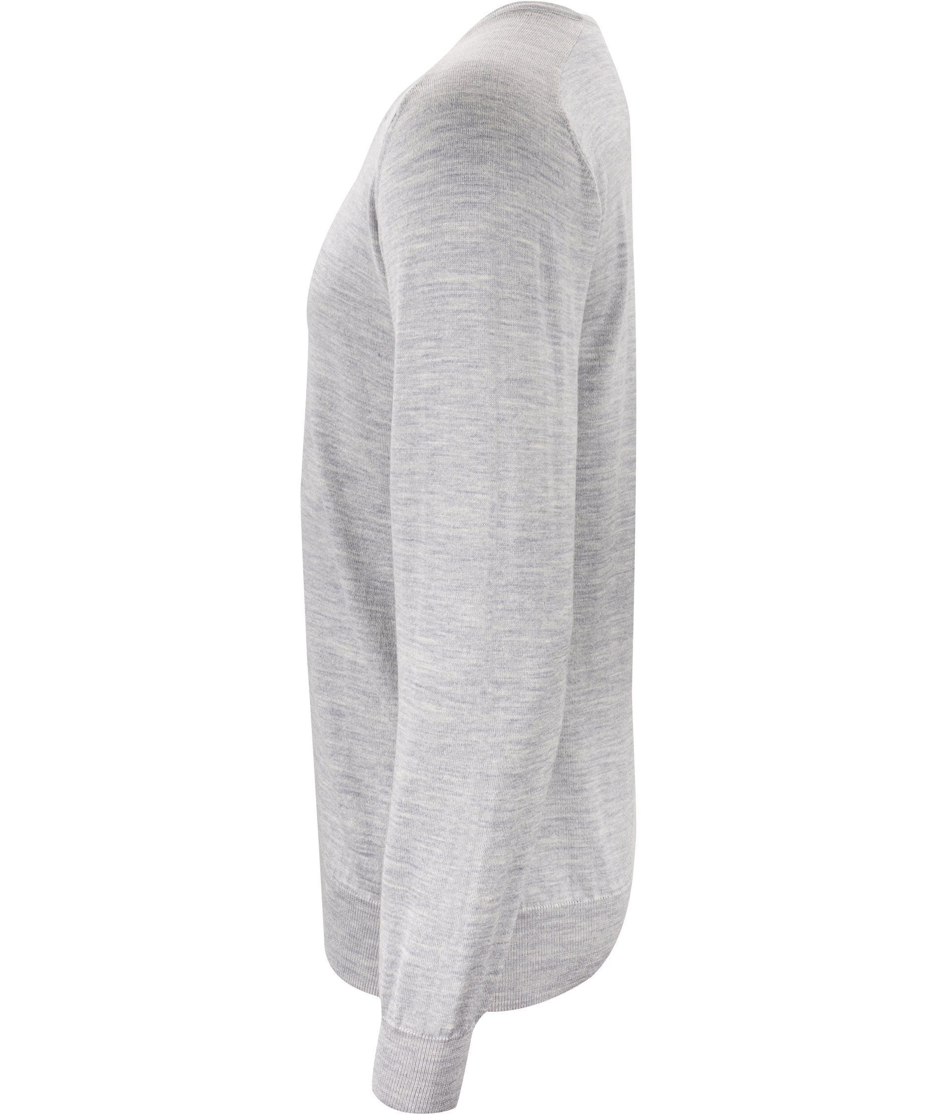 J. Harvest & Frost Strickpullover mit Merinowolle, Light Grey Melange, large image number 2