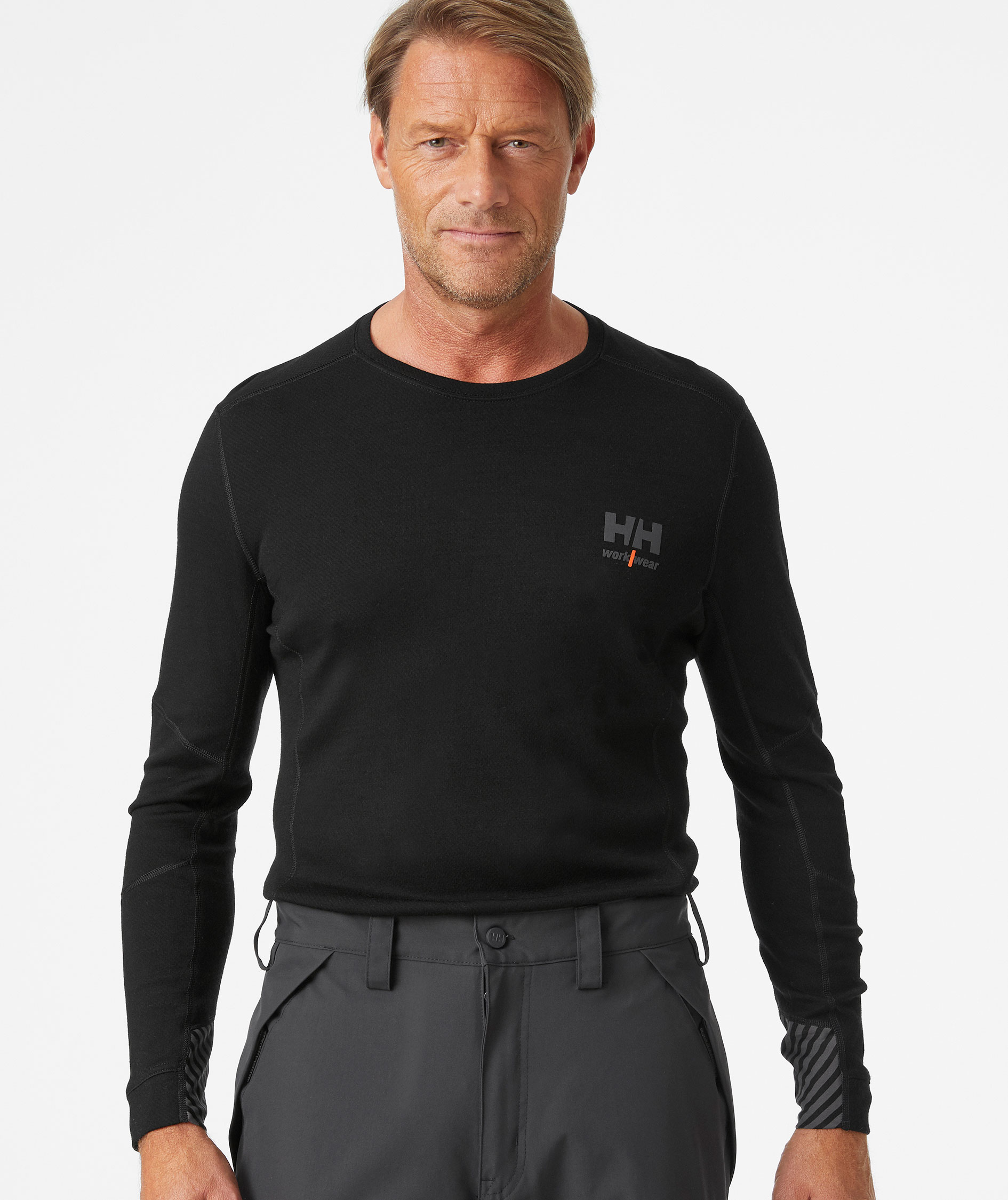 Helly Hansen Lifa undertr&oslash;je med merinould, Sort