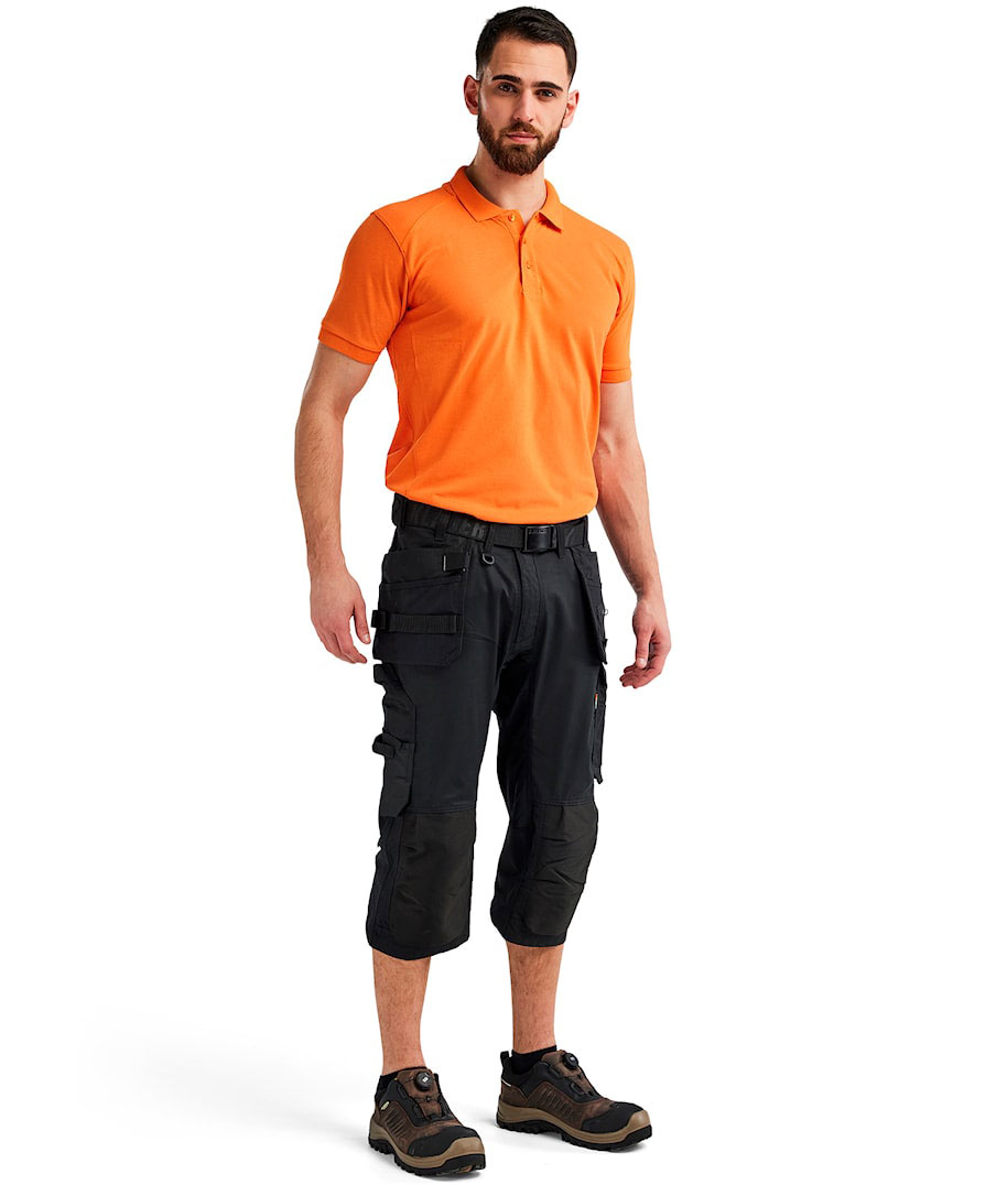 Bl&aring;kl&auml;der hantverkspiratbyxa, Svart