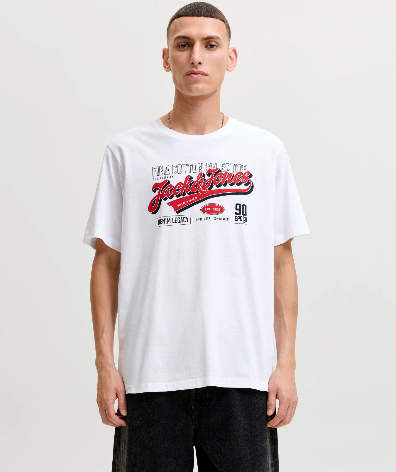 Jack & Jones JJELOGO T-skjorte, Hvit, large image number 1