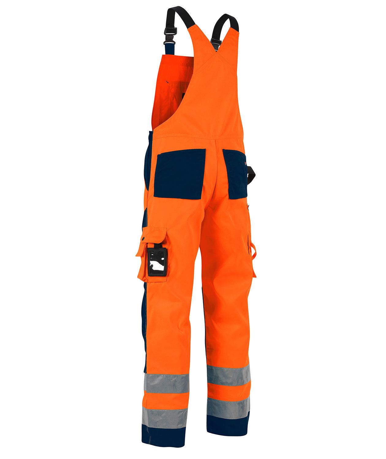 Bl&aring;kl&auml;der h&auml;ngselbyxa, Varsel Orange/Marinbl&aring;