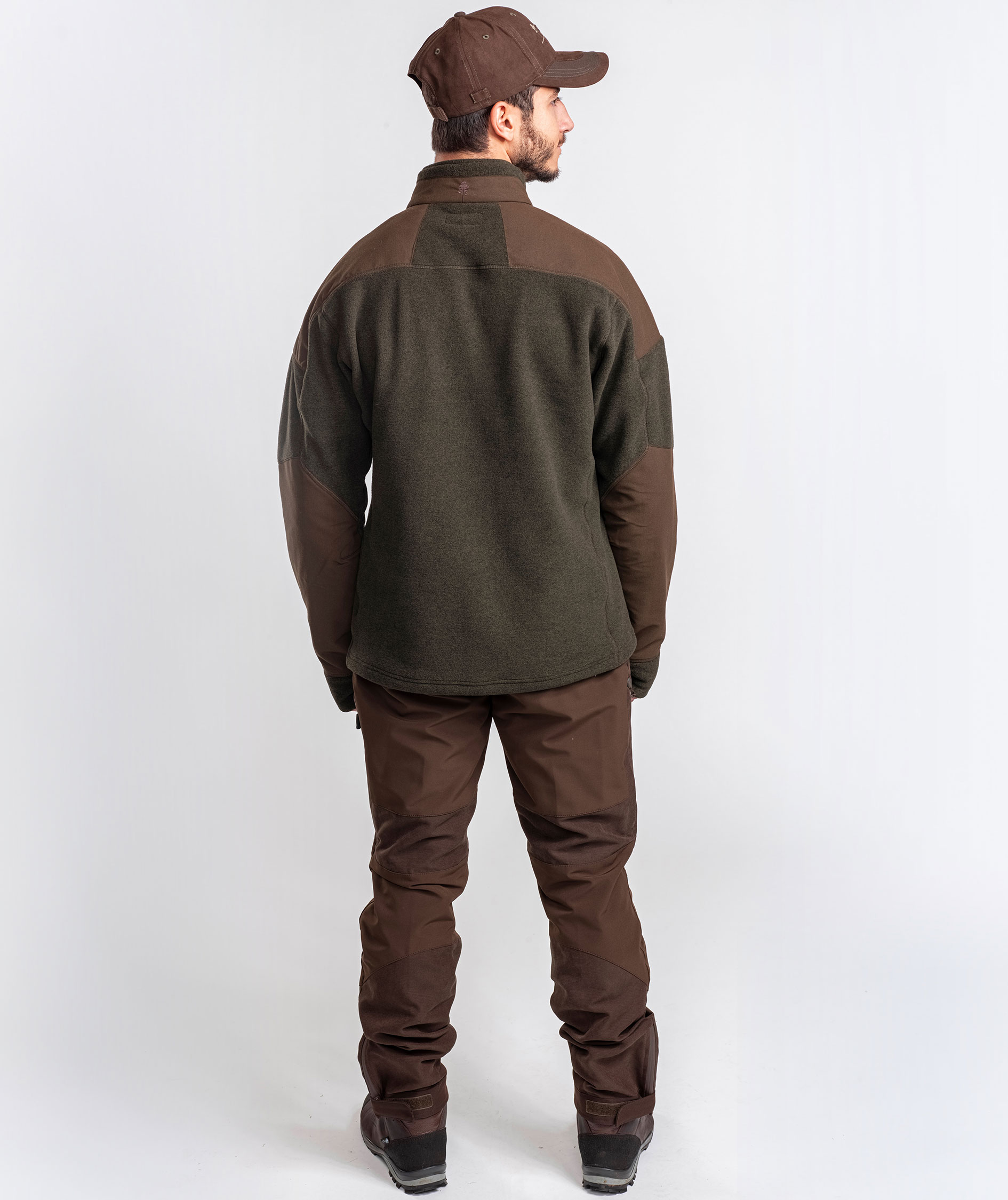 Pinewood&nbsp;Sm&aring;land Forest fleecejakke, Jagtgr&oslash;n, large image number 7