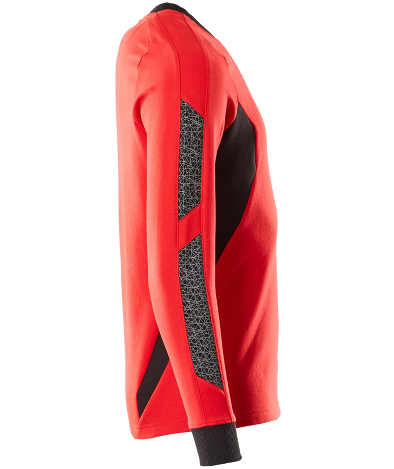 Mascot Accelerate Sweatshirt, Signalrot/schwarz, large image number 2