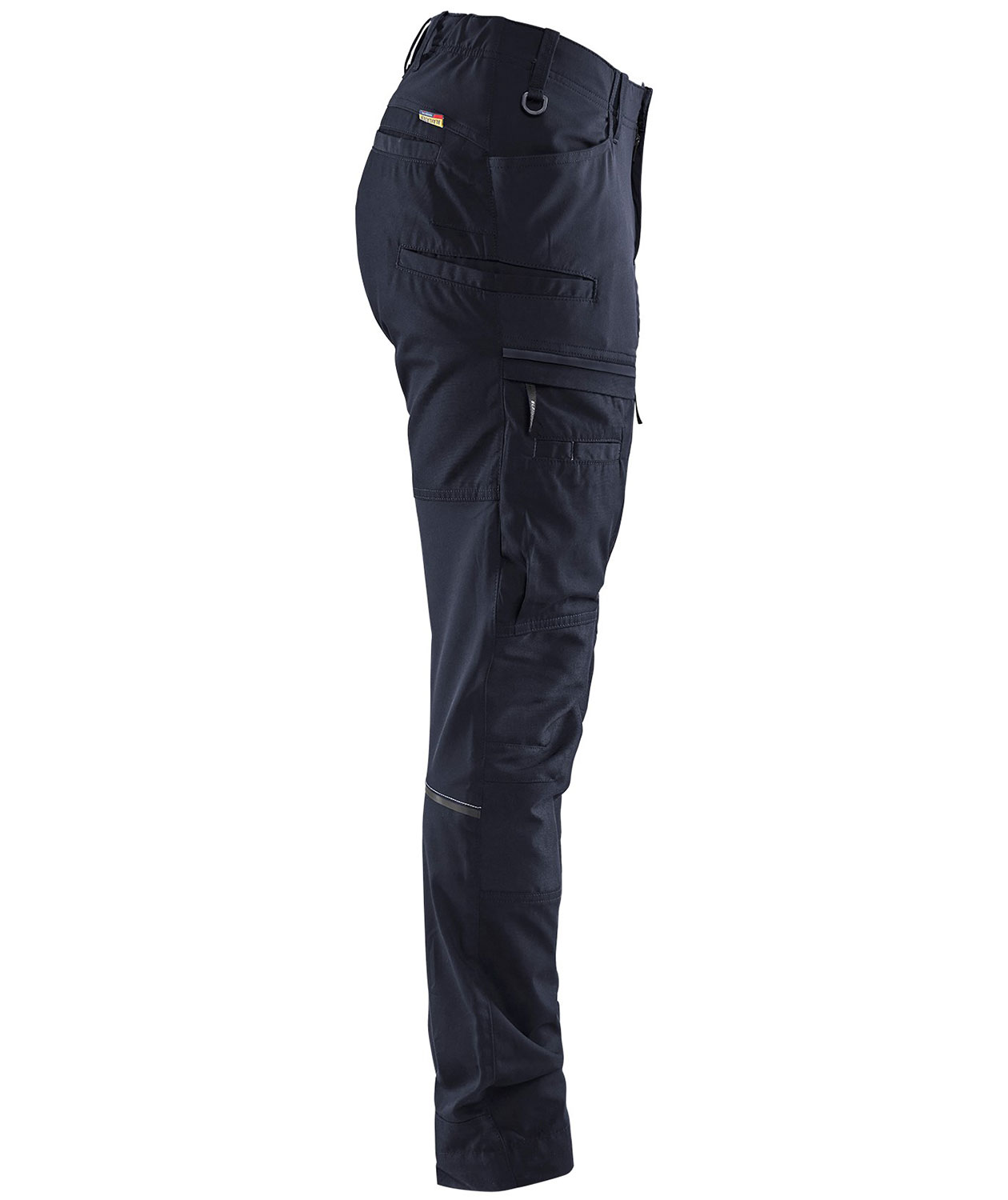 Bl&aring;kl&auml;der dame arbeidsbukse, Navy/Svart, large image number 2