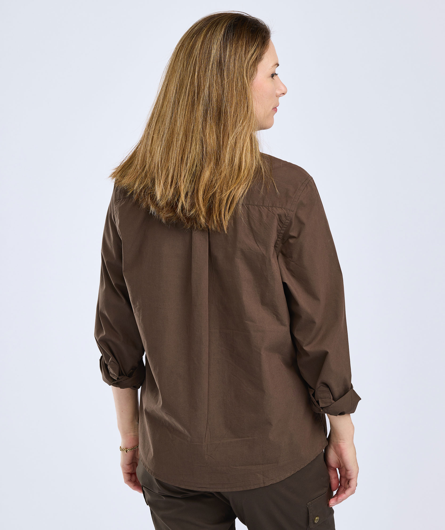 Pinewood InsectSafe dameskjorte, Dark olive , large image number 3