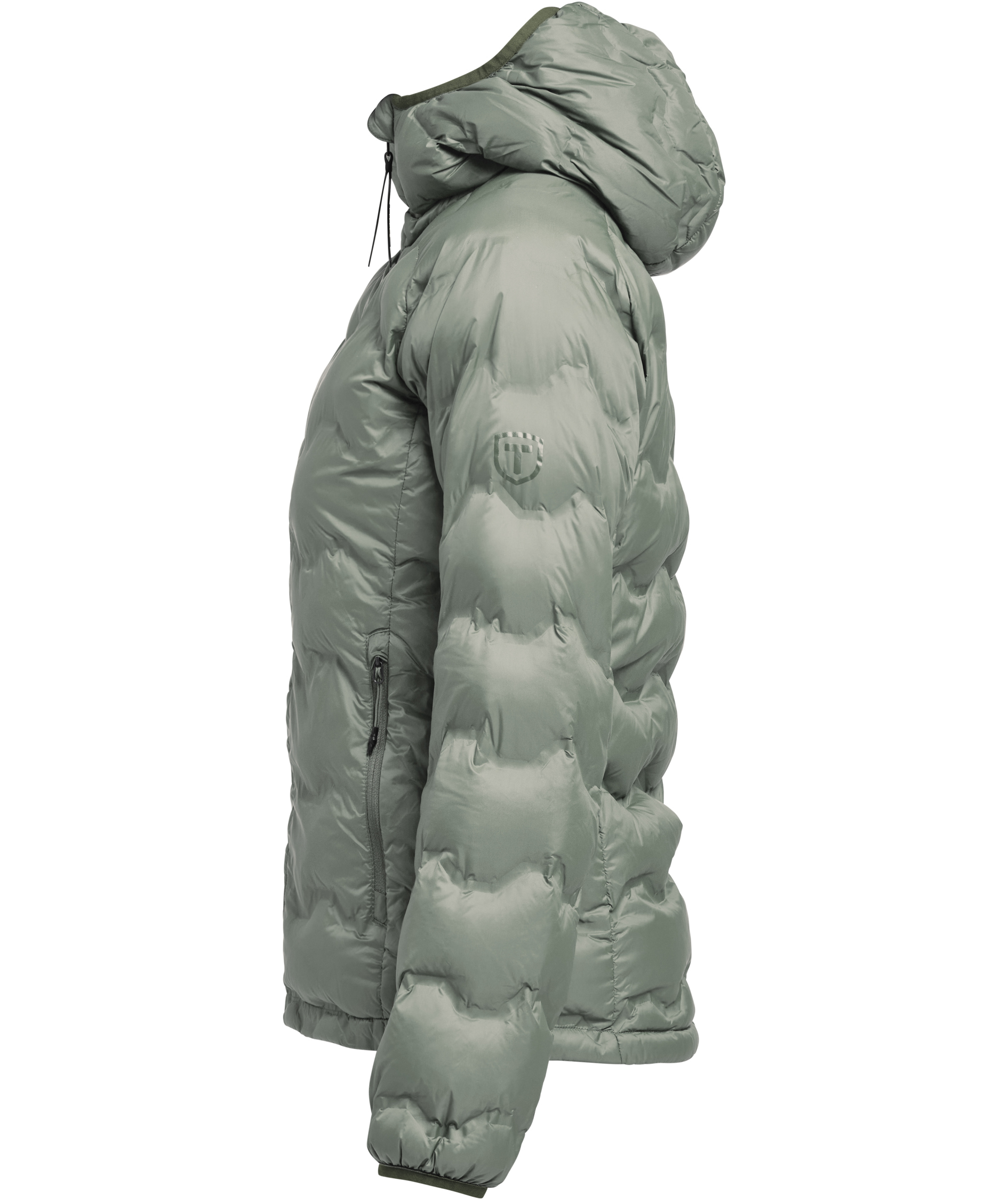 Tenson TXlite Shibui women's down jacket, Grey Green, large image number 4