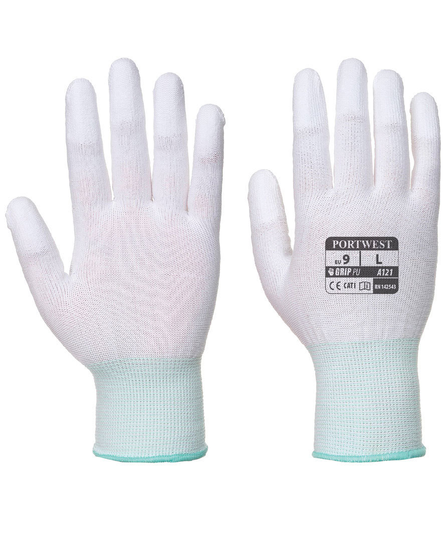 Portwest A121 arbejdshandsker, Hvid, large image number 0