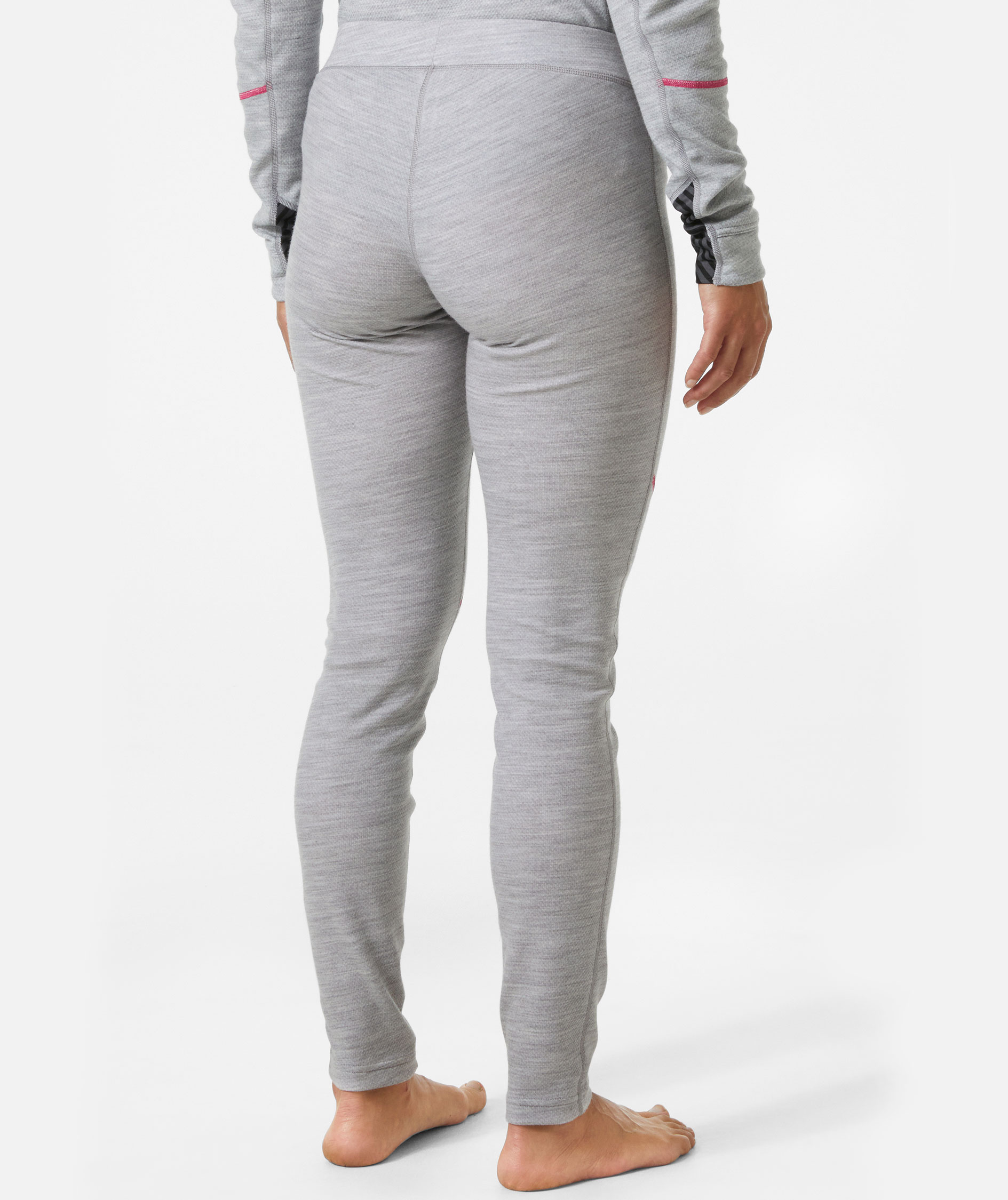 Helly Hansen Lifa dame underbukse med merinoull, Grey melange, large image number 3