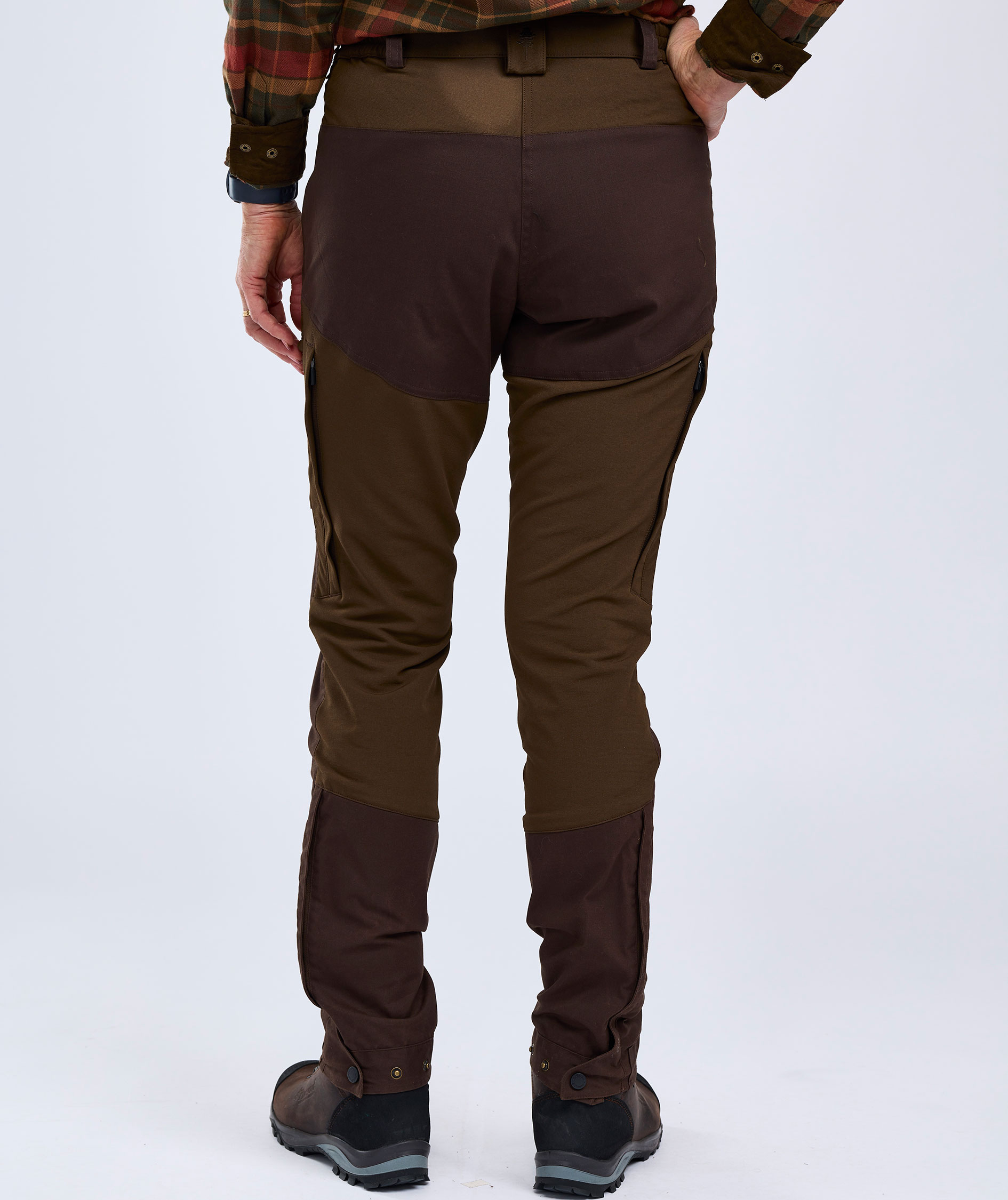 Pinewood Finnveden Hybrid damebukser, Dark brown, large image number 3
