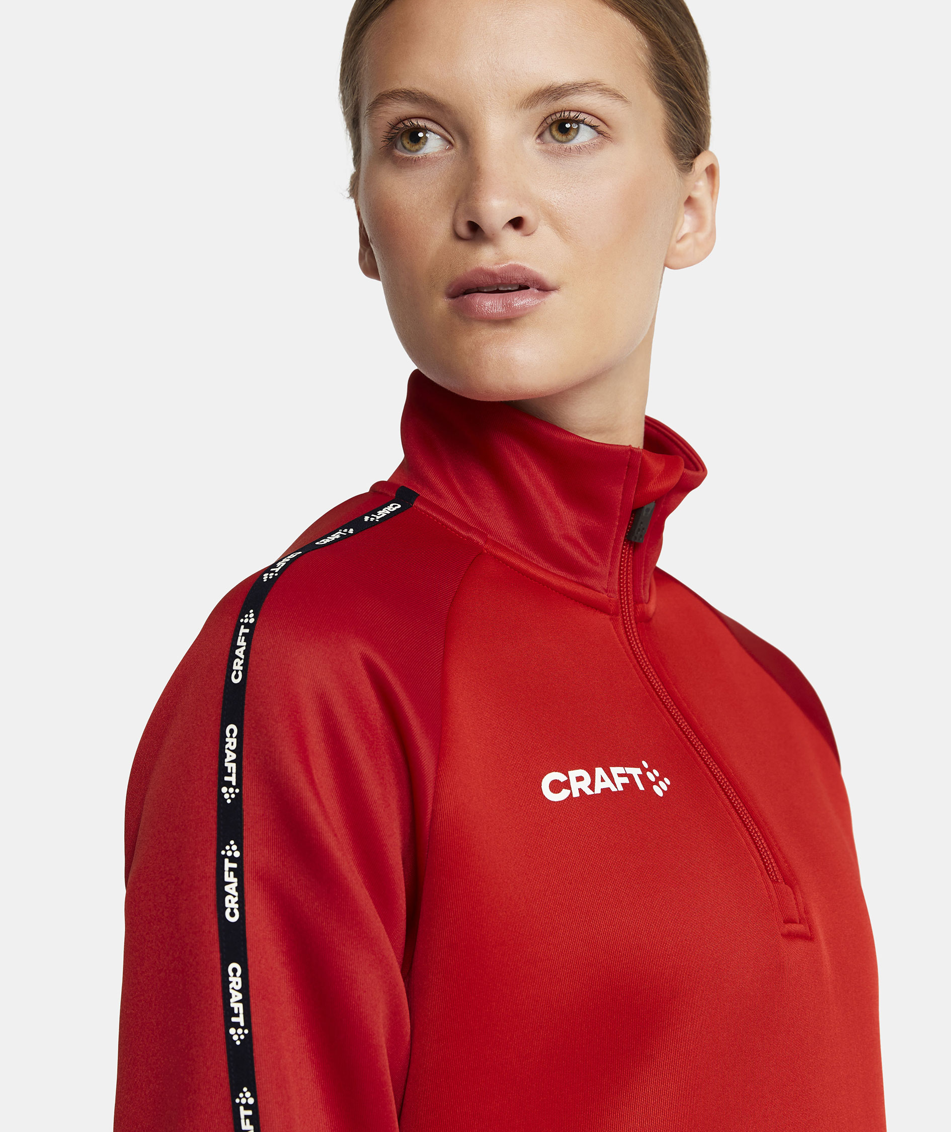 Craft Squad 2.0 halfzip dame tr&aelig;ningstr&oslash;je, Bright Red-Express, large image number 5