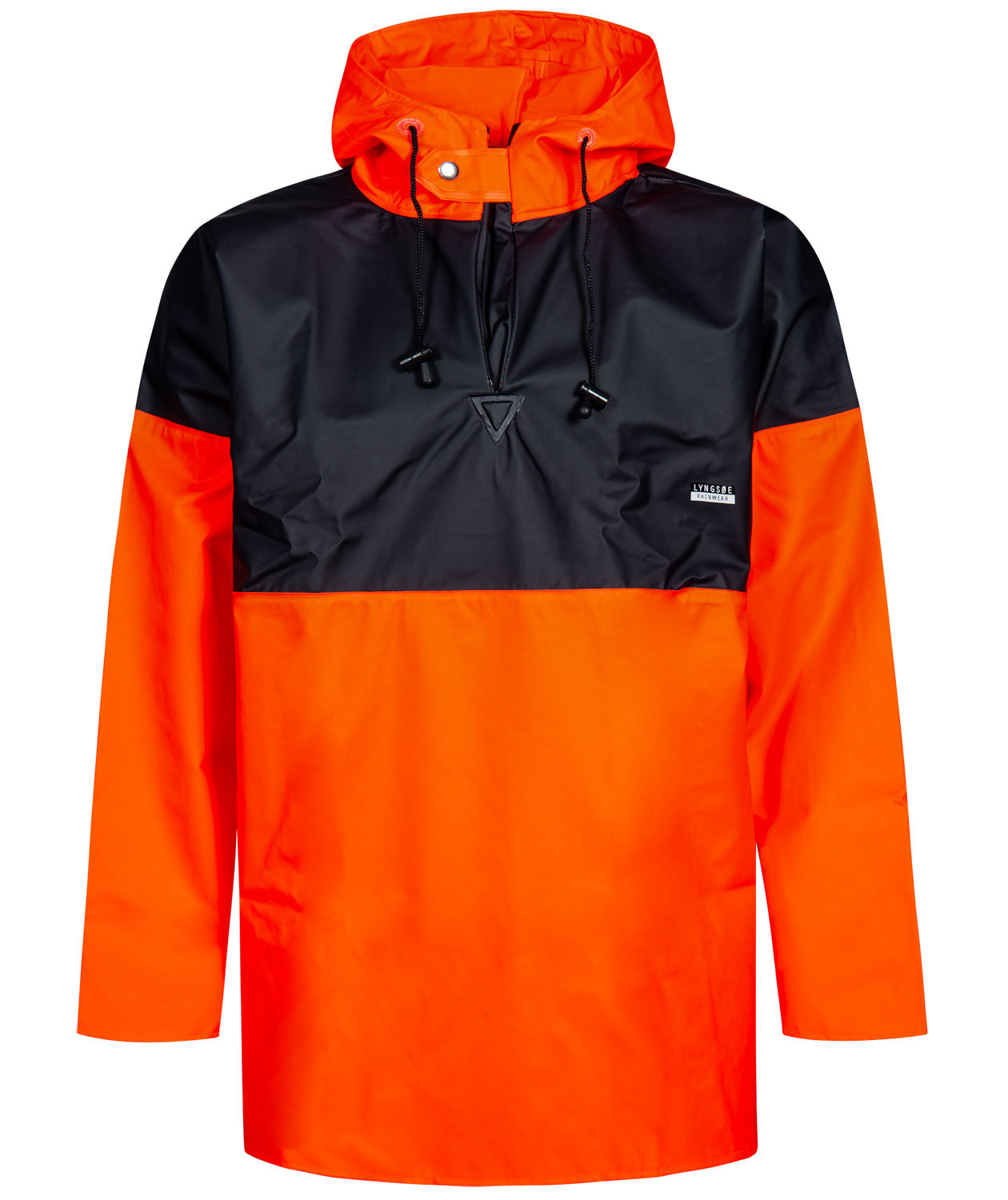 Lyngs&oslash;e PVC regn-busseronne, Hi-vis Oransje/Marinebl&aring;