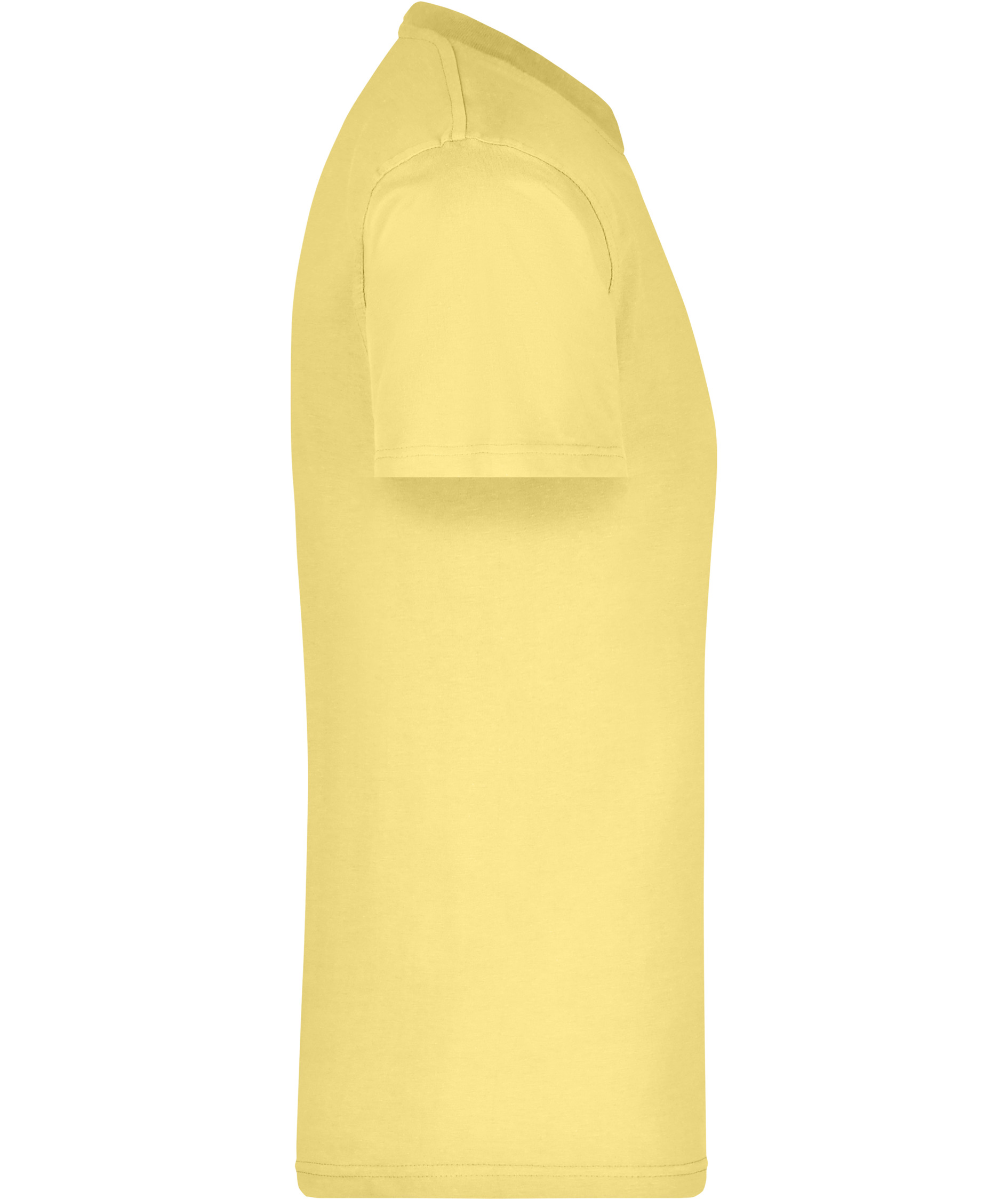 James & Nicholson T-shirt Round-T Heavy, Light-yellow, large image number 2