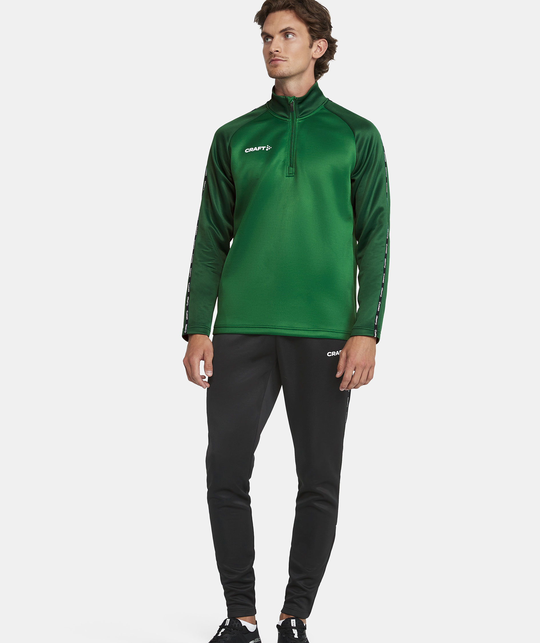 Craft Squad 2.0 halfzip tr&aelig;ningstr&oslash;je, Team Green-Ivy