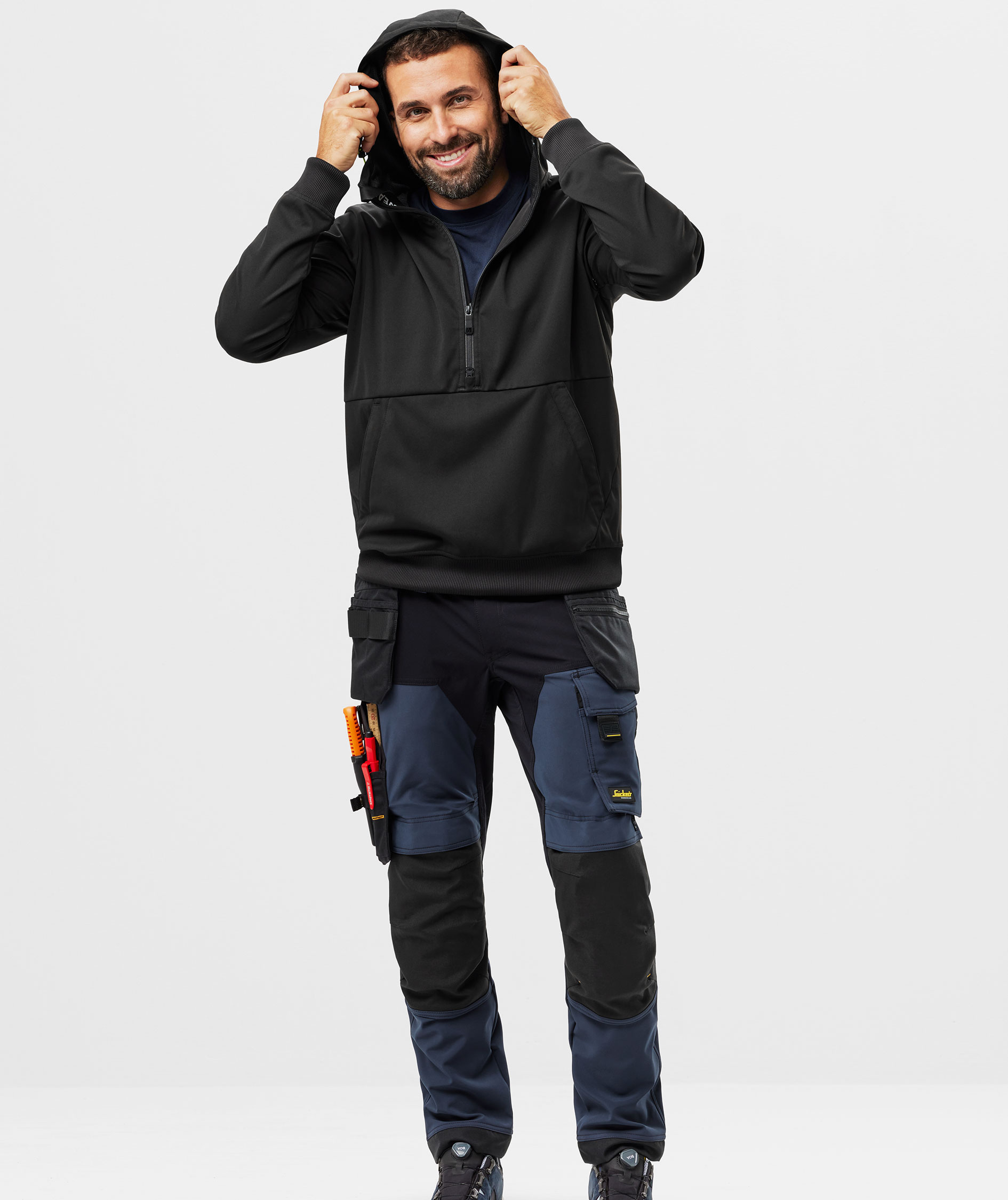 Snickers FlexiWork Windblocker softshell h&aelig;ttetr&oslash;je 8400