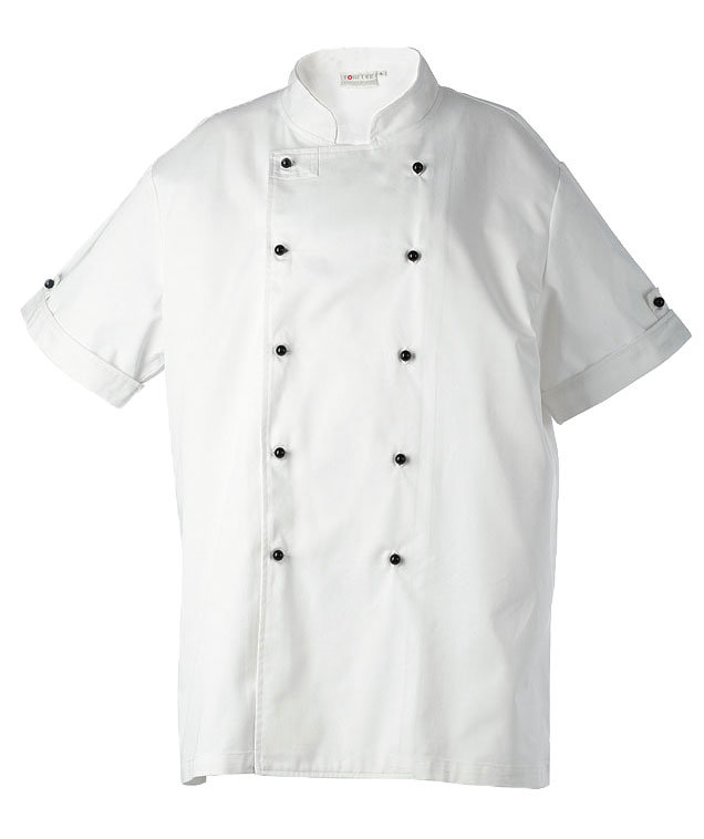 Toni Lee Boss kort&auml;rmad kockjacka, Vit