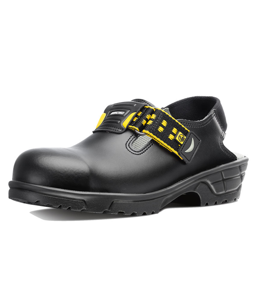 Arbesko&nbsp;187 skyddstr&auml;skor med h&auml;lrem SB, Svart